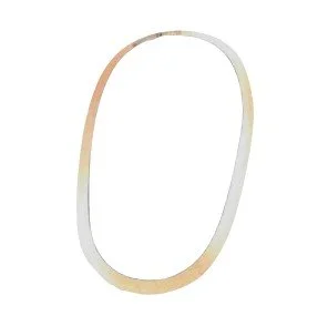 Gold "Herringbone" Link Necklace