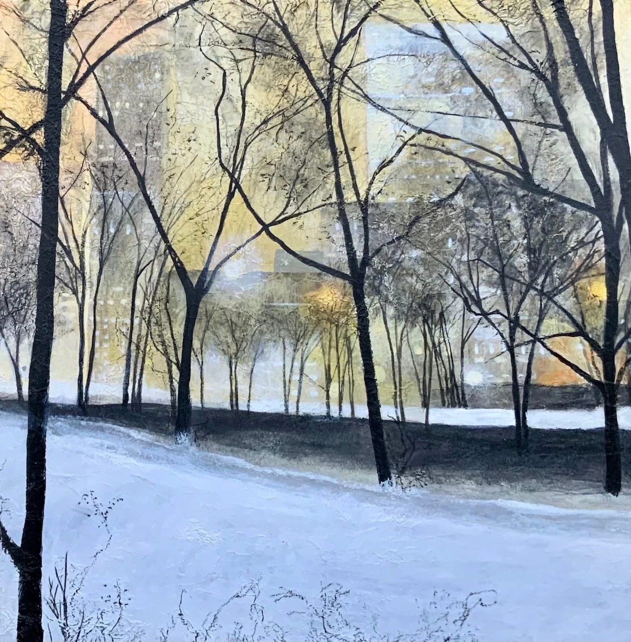 City of Gold, NYC. 40 x 40 cm . Sold.jpg