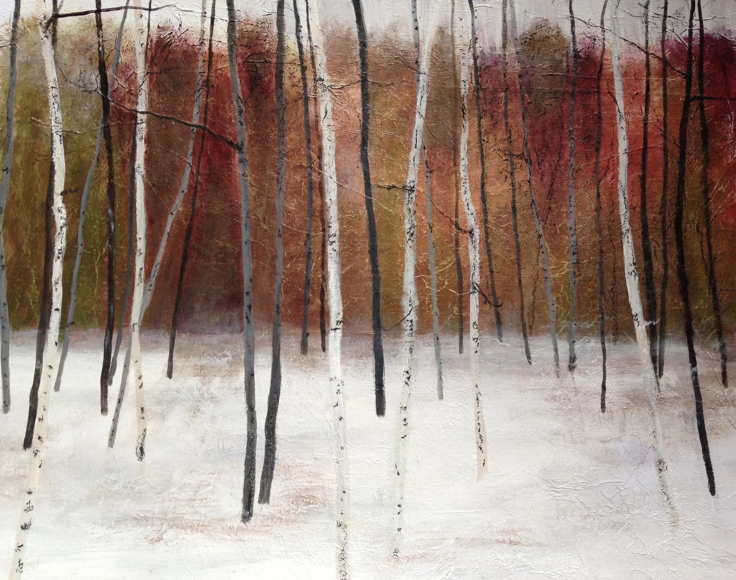 Burnished.