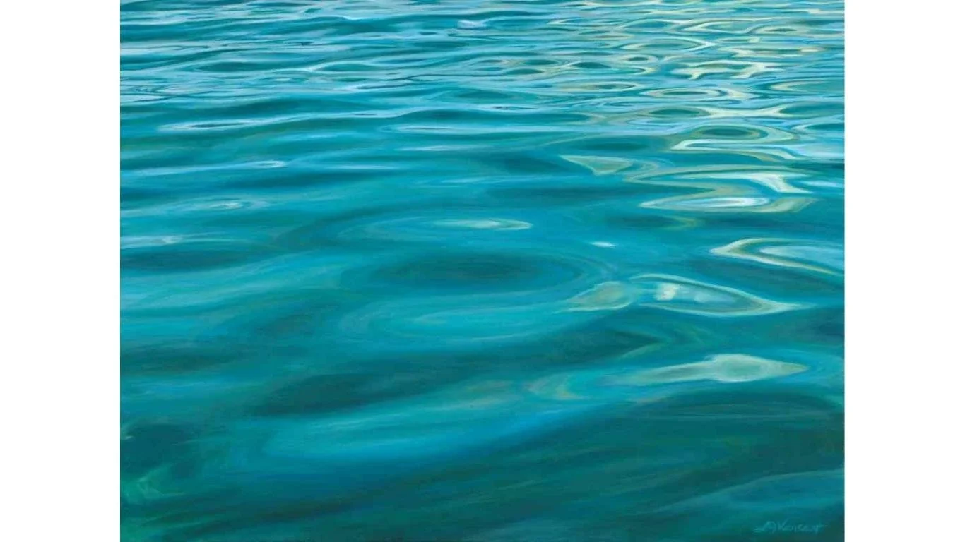 "Tidal Reflections" Original Acrylic Painting