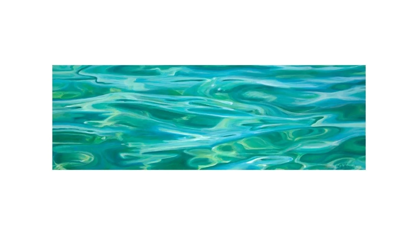 "Turquoise Dance" Fine Art Canvas Print