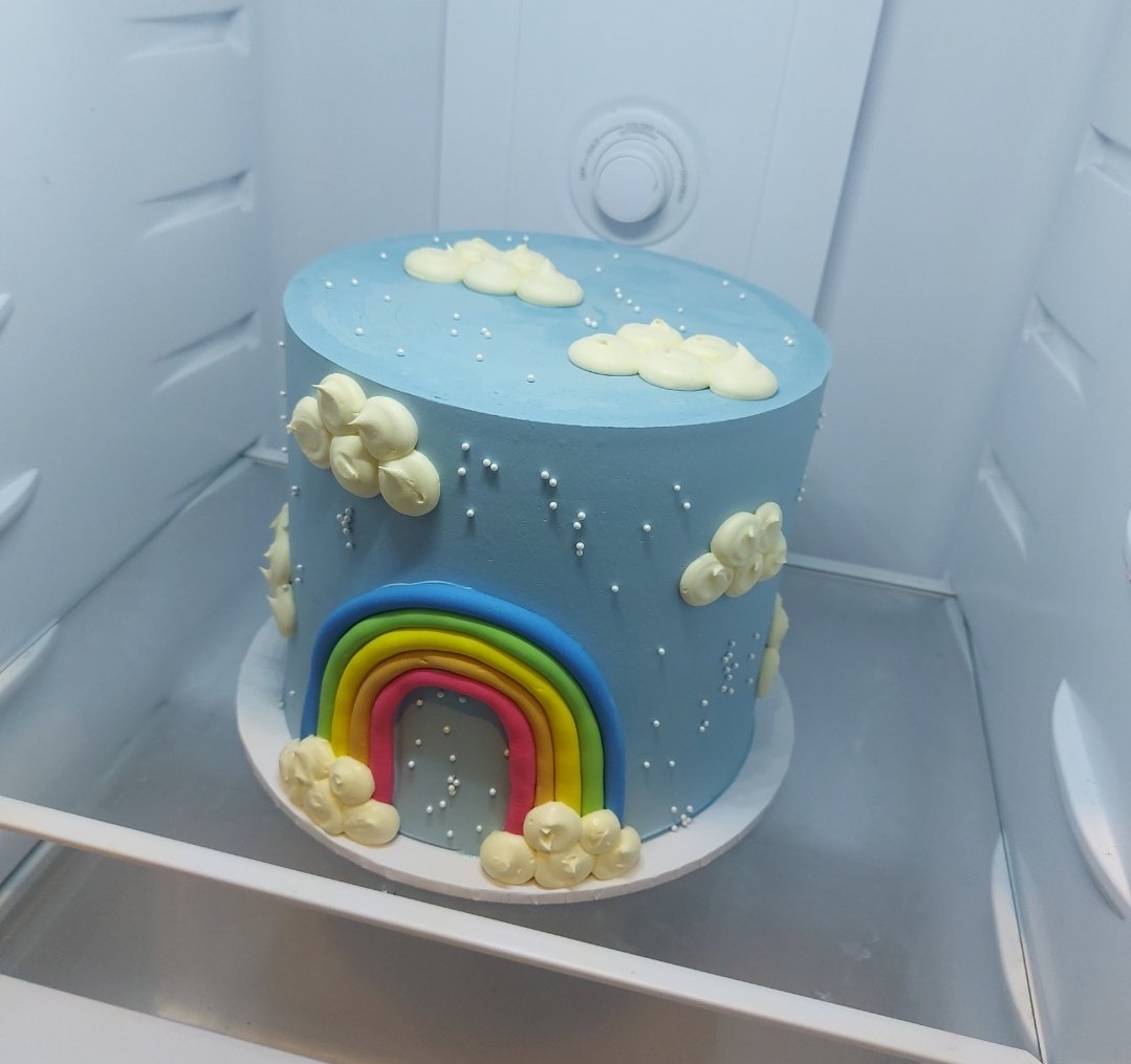 Rainbow Sky Cake