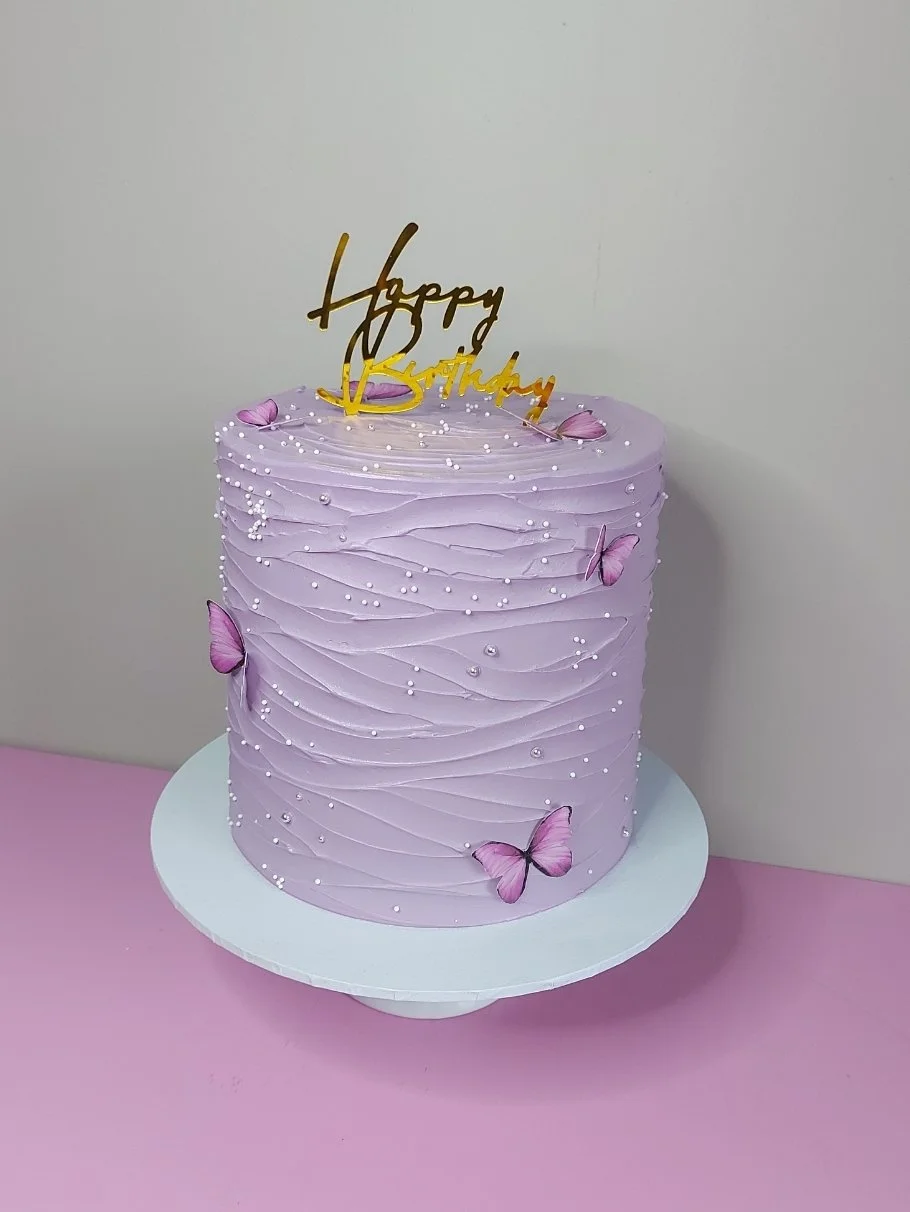 Textured Butterfly Cake