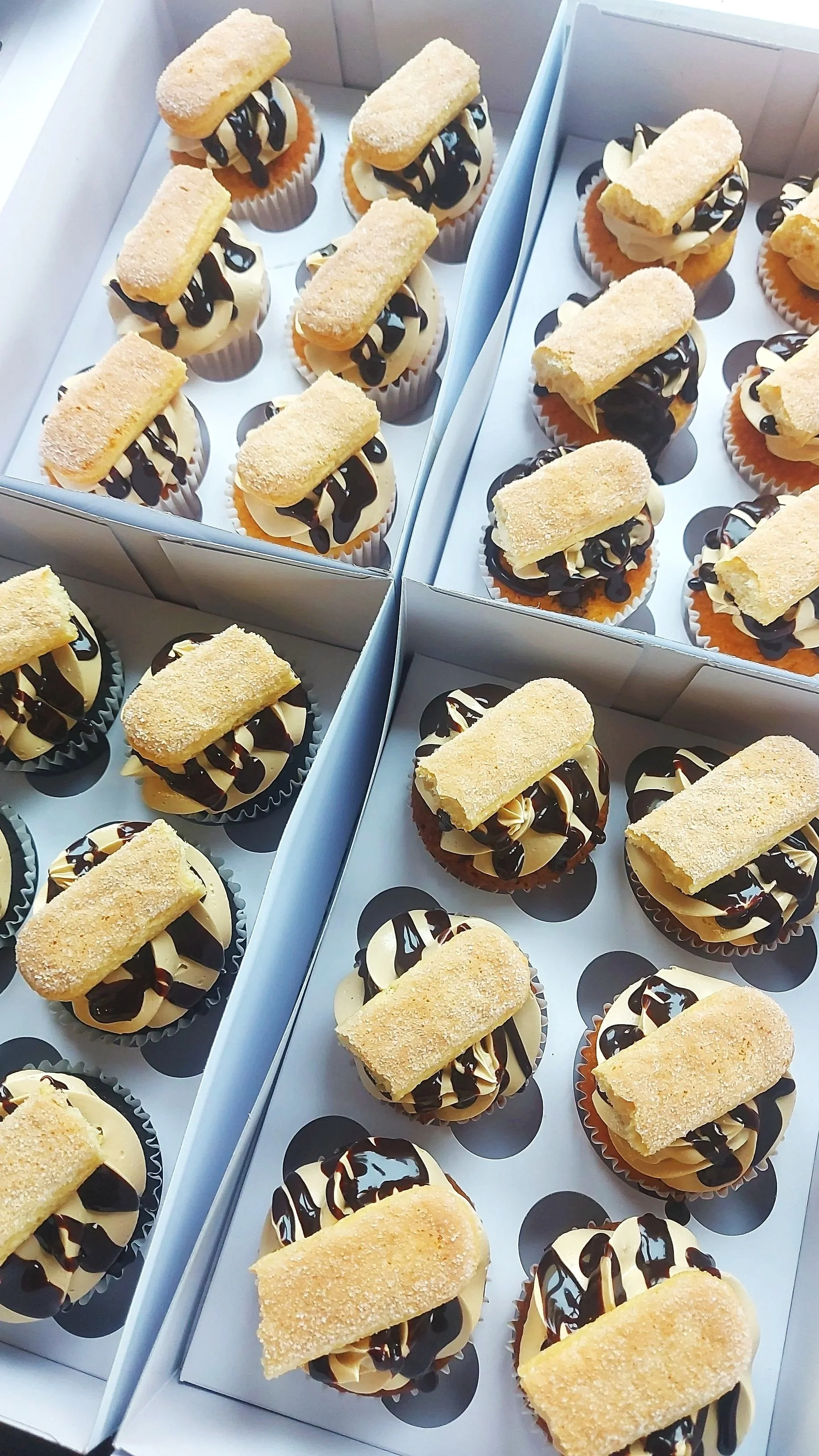 Tiramisu Loaded Cupcakes