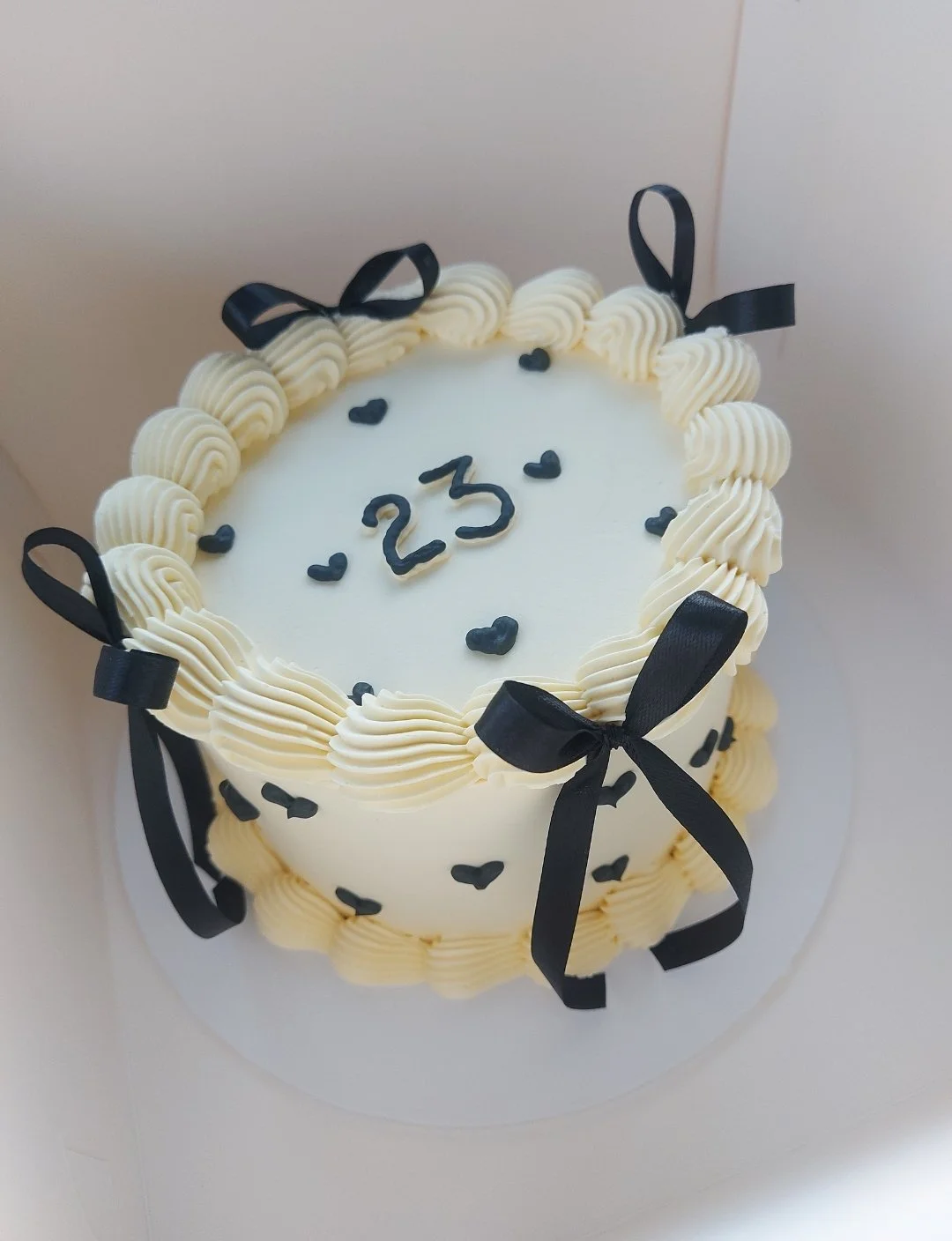 Hearts & Bows Cake