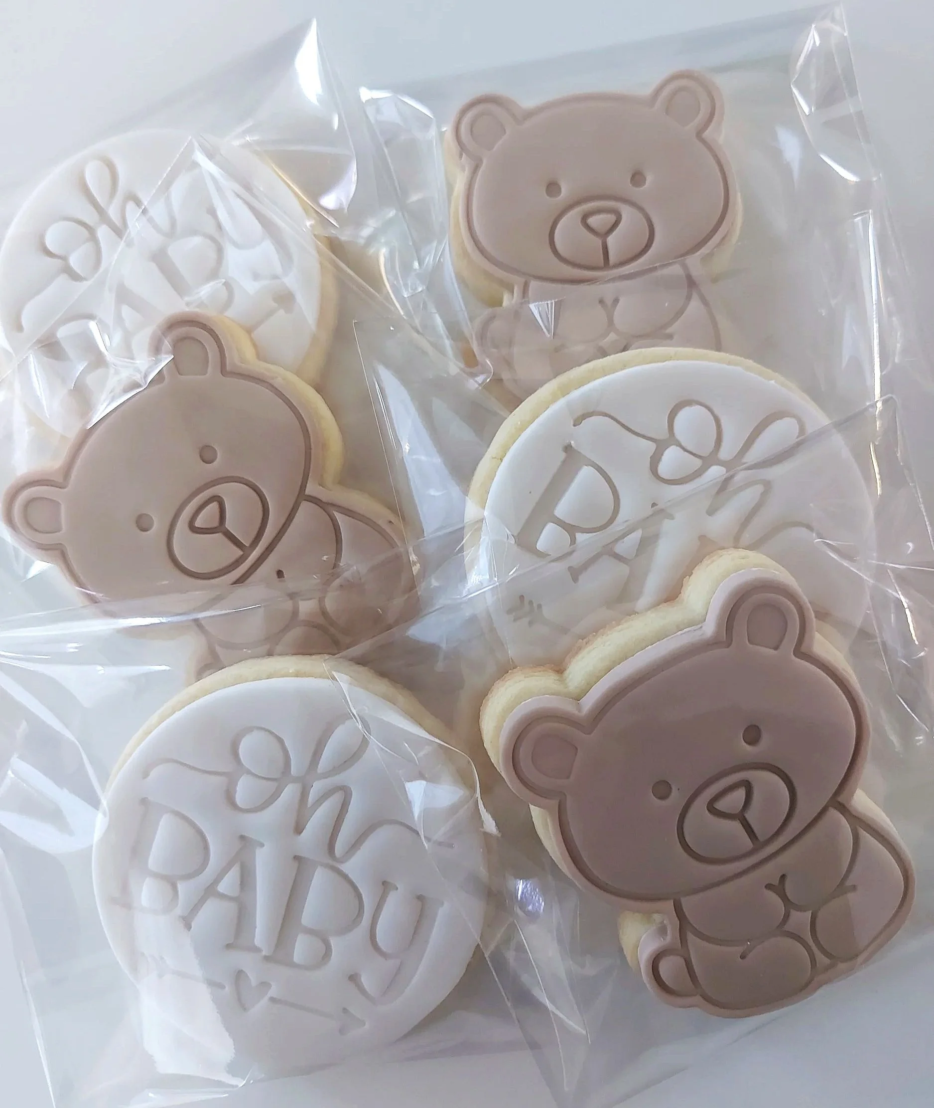 'Oh Baby' & Bears Sugar Cookies-12 pack