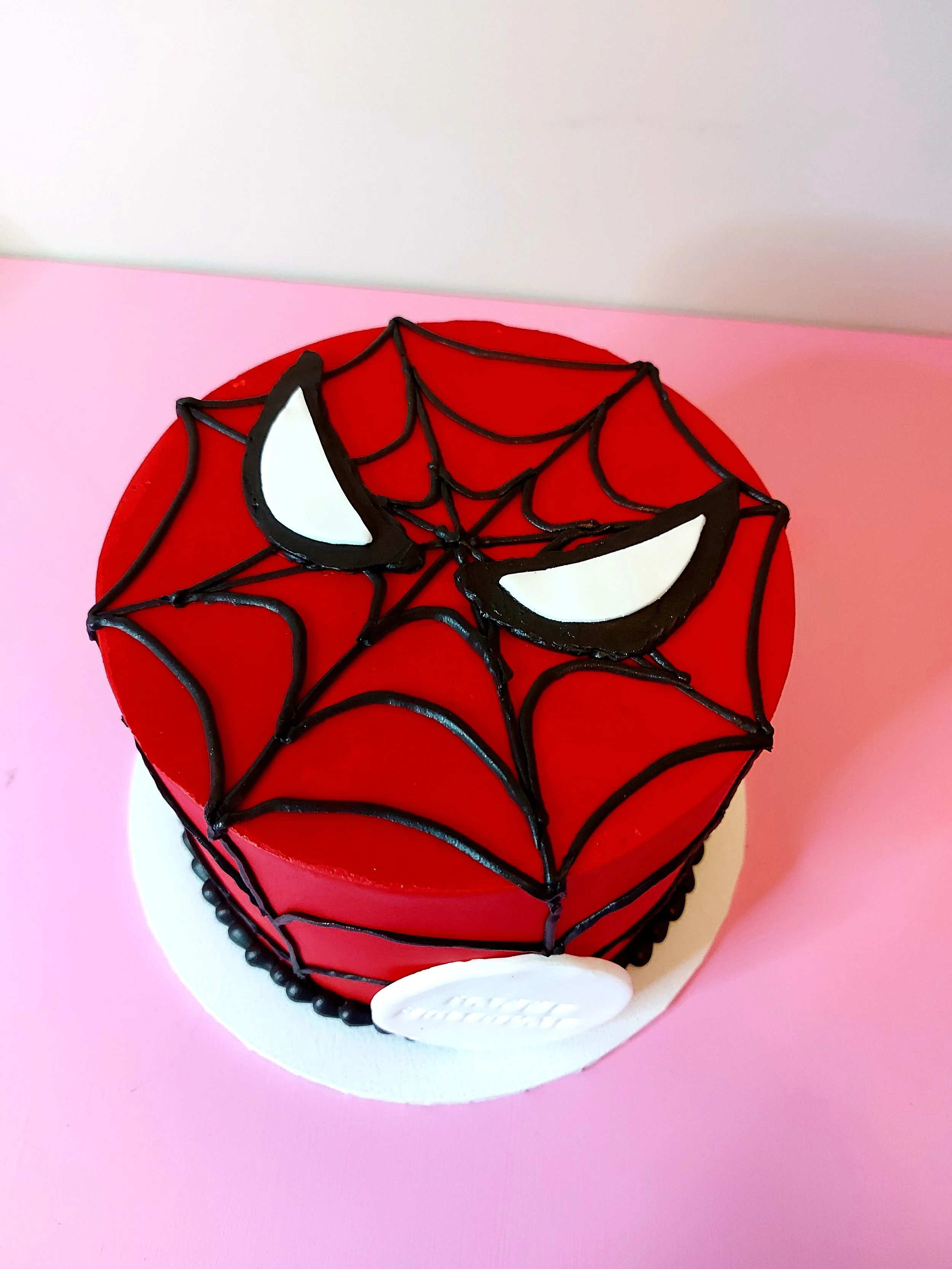 Spiderman Inspired Birthday Cake