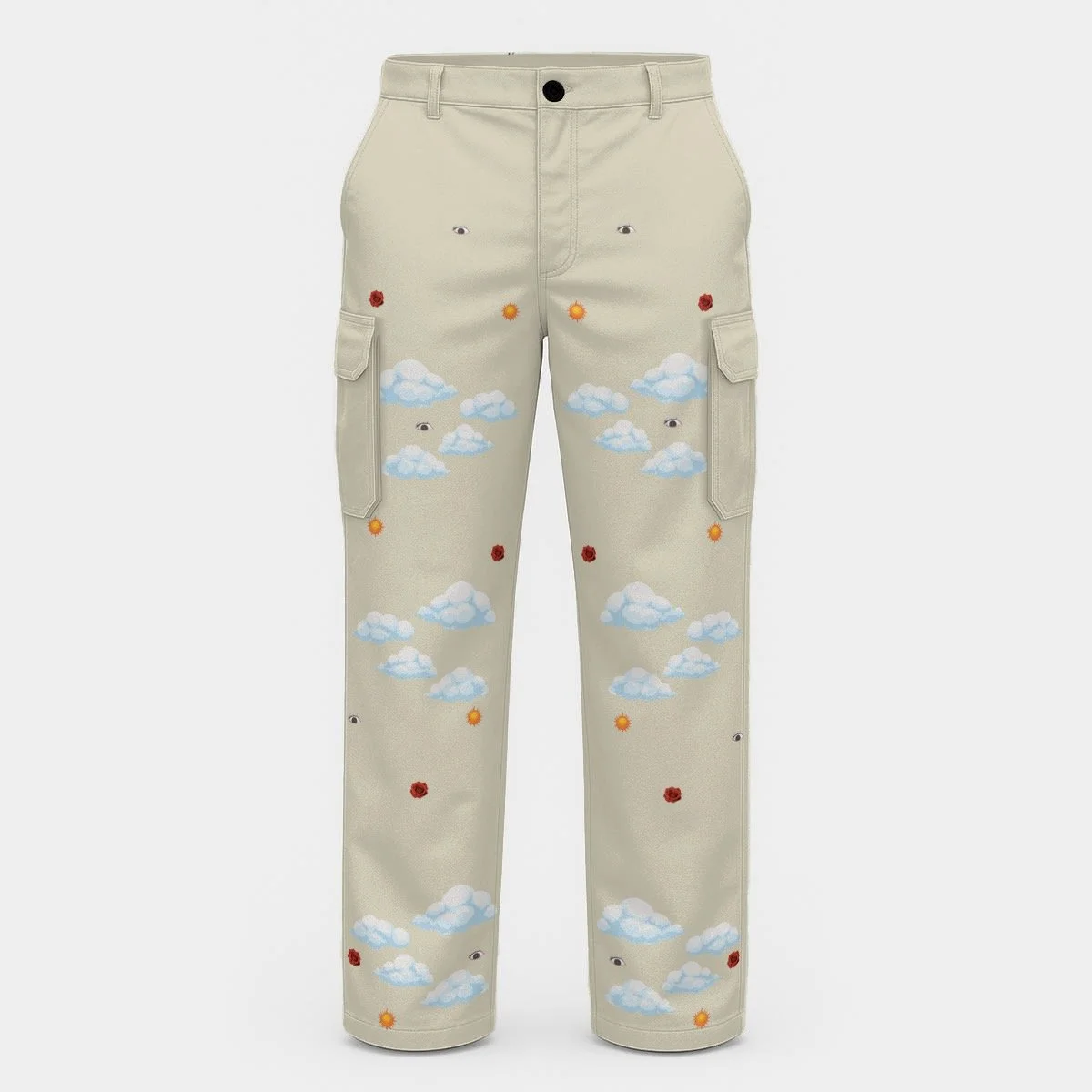 KOTAENOKIMOCHI “ISONEYE” KHAKI PANTS