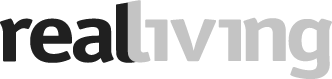 The word 'realliving' in black and gray text
