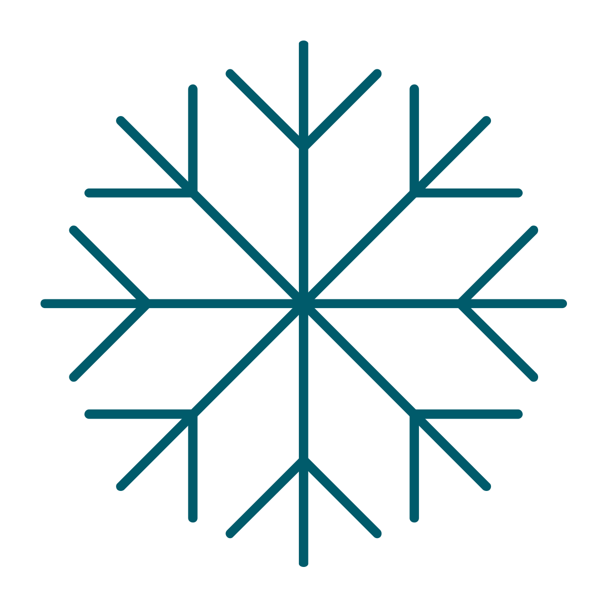 Winter activities icon