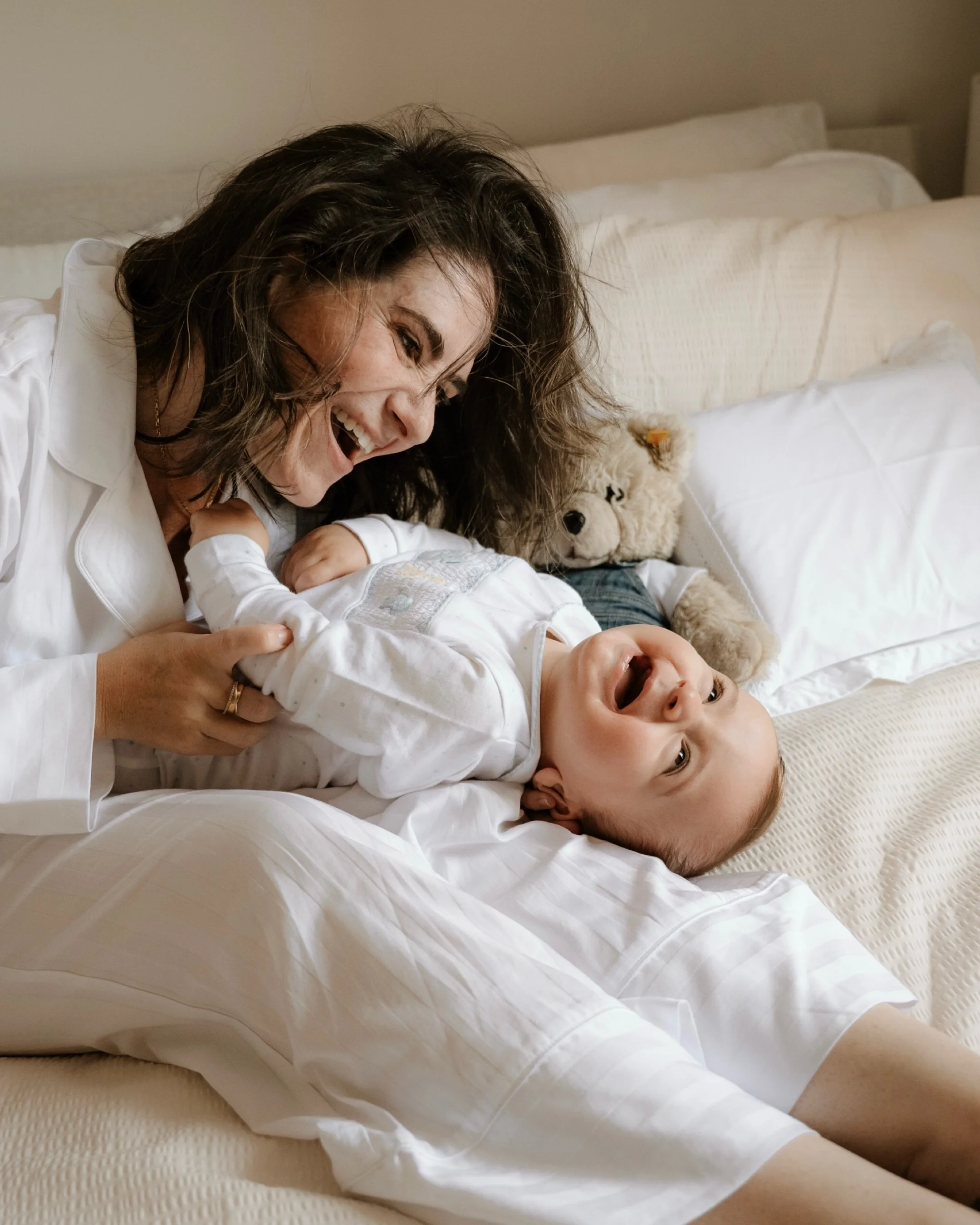 Two souls, side by side, discovering the absolute joy of this world together. ✨

When I stepped into this gorgeous home for an in-home session, I was instantly moved by the calm and love between this mum and her 10-month-old boy. Just the two of them