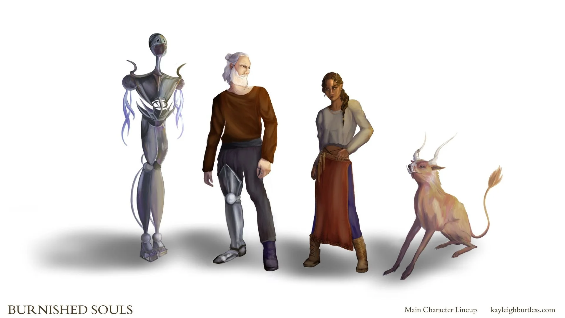 "Burnished Souls" Character Lineup