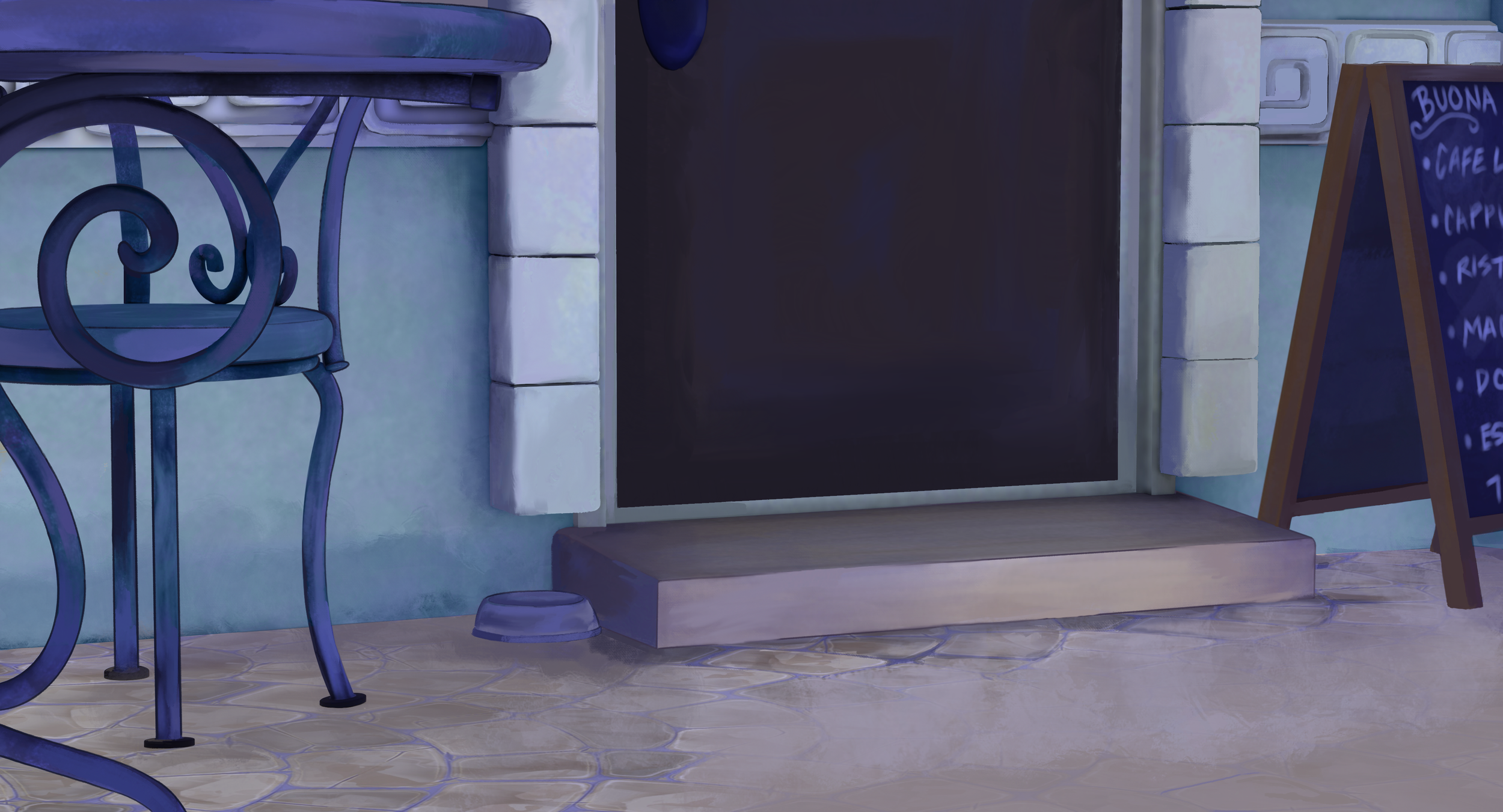 "Life in Blue" Background