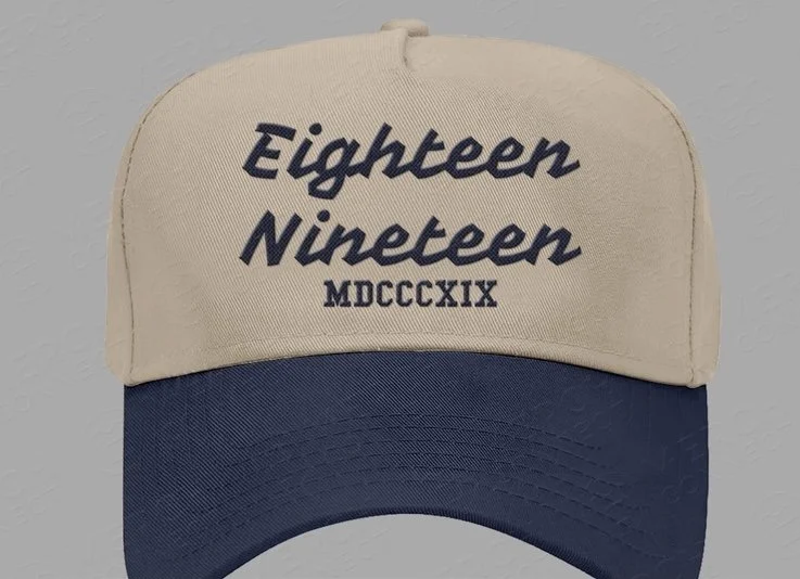 Eighteen Nineteen 5-Panel Hat Khaki/Navy
