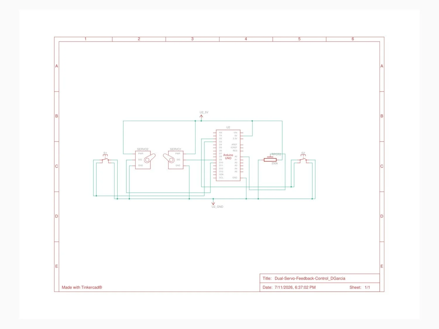 Dual-Servo Feedback Control