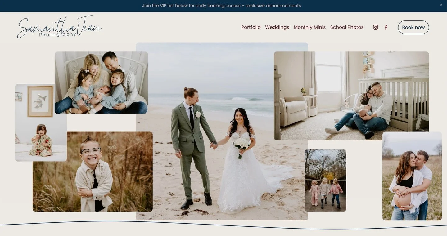 My website has been samanthajeanphotographS.com for over 10 years. Today I checked the availability of samanthajeanphotographY.com and IT. WAS. AVAILABLE. I finally own samanthajeanphotography.com and I could cry. So if all of my links are a little s