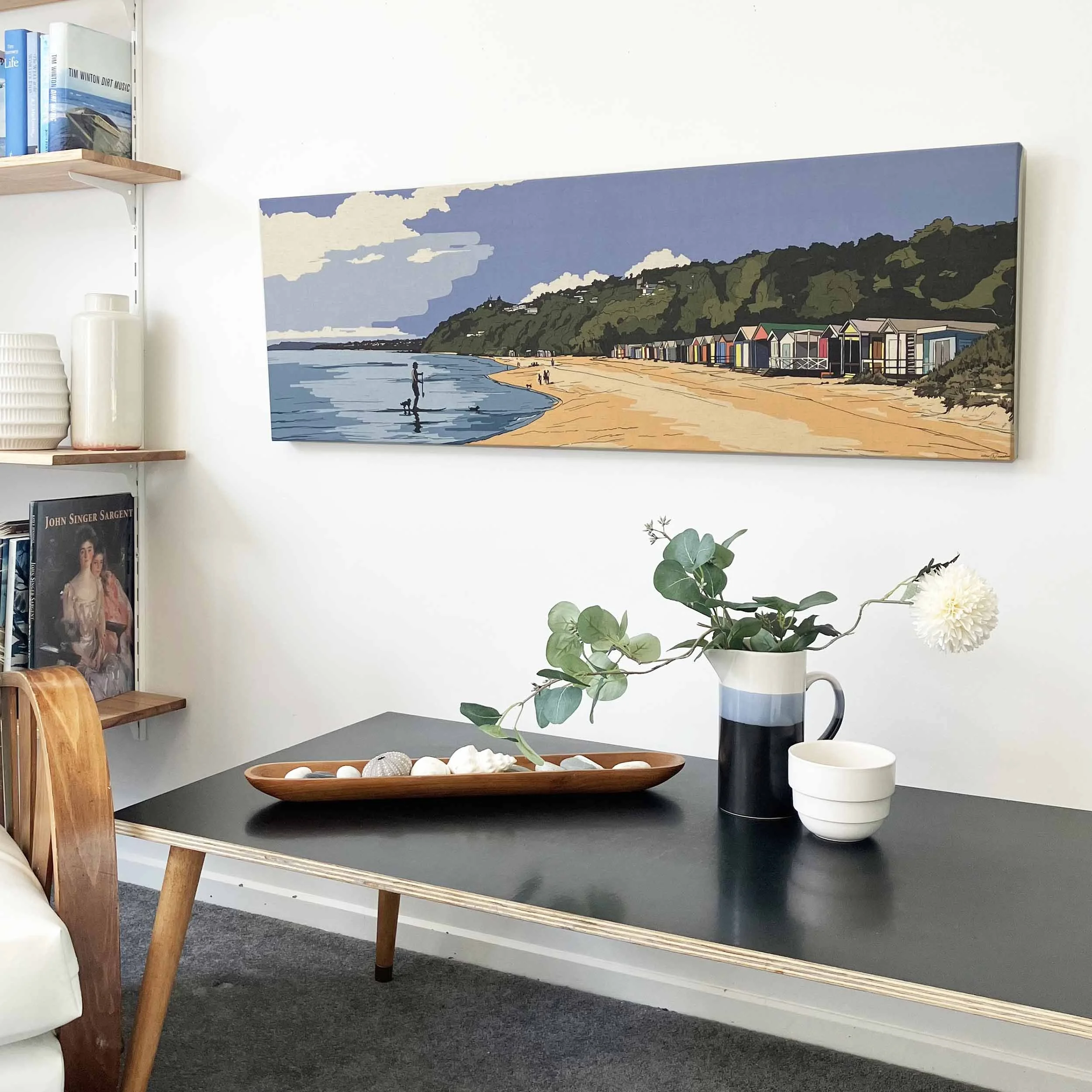 colourmeadow mills beach paddle boarder pano side.jpg