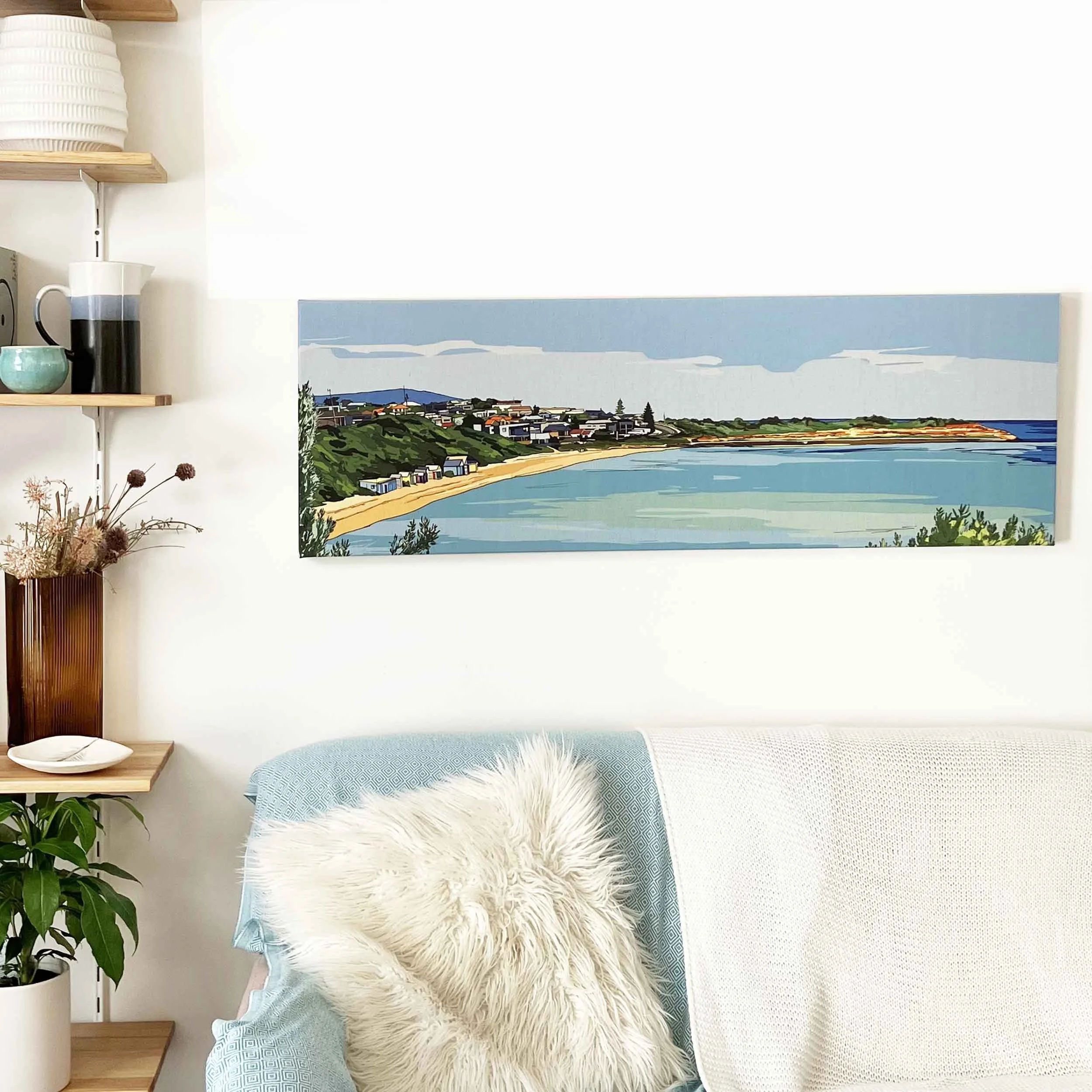 colourmeadow fishermans beach mornington panoramic canvas front.jpg