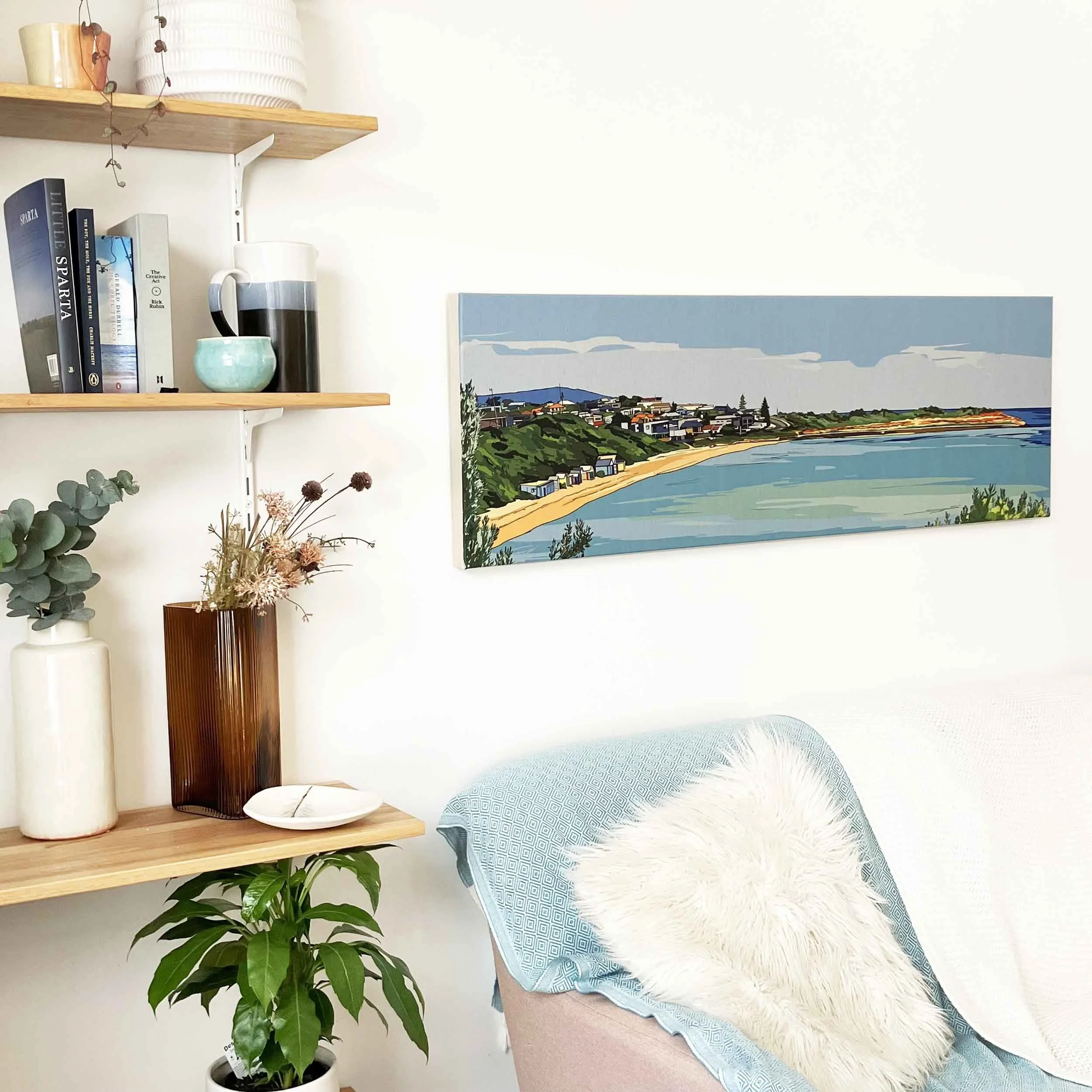 colourmeadow fishermans beach mornington panoramic canvas side.jpg