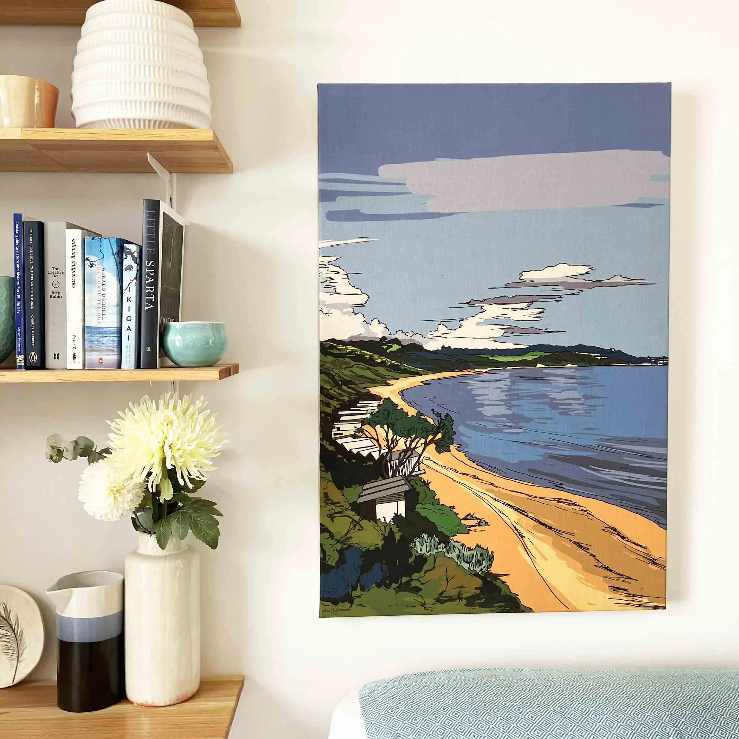 Moondah Beach Mount Eliza Large Canvas