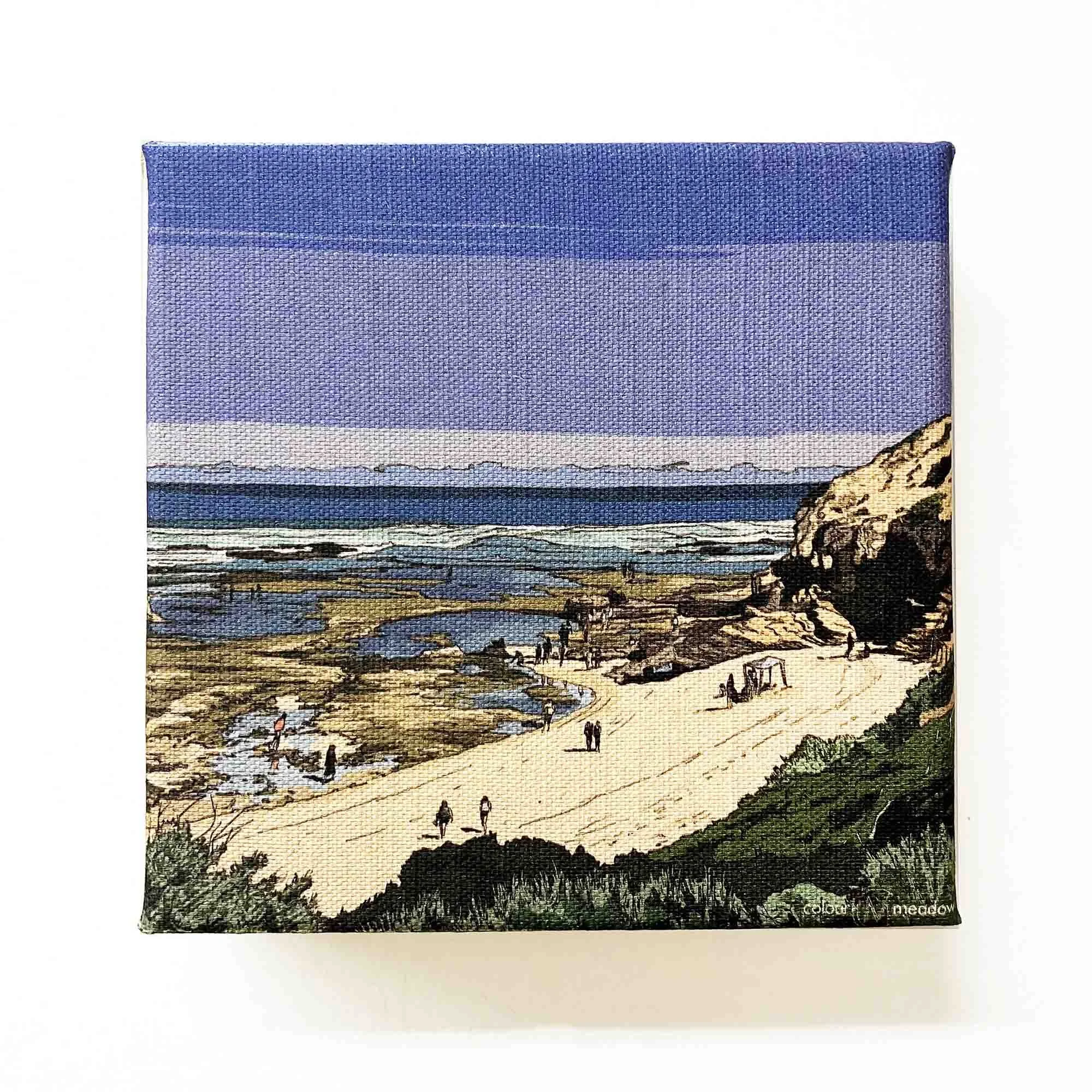 colourmeadow sorrento rock pools mini canvas front.jpg