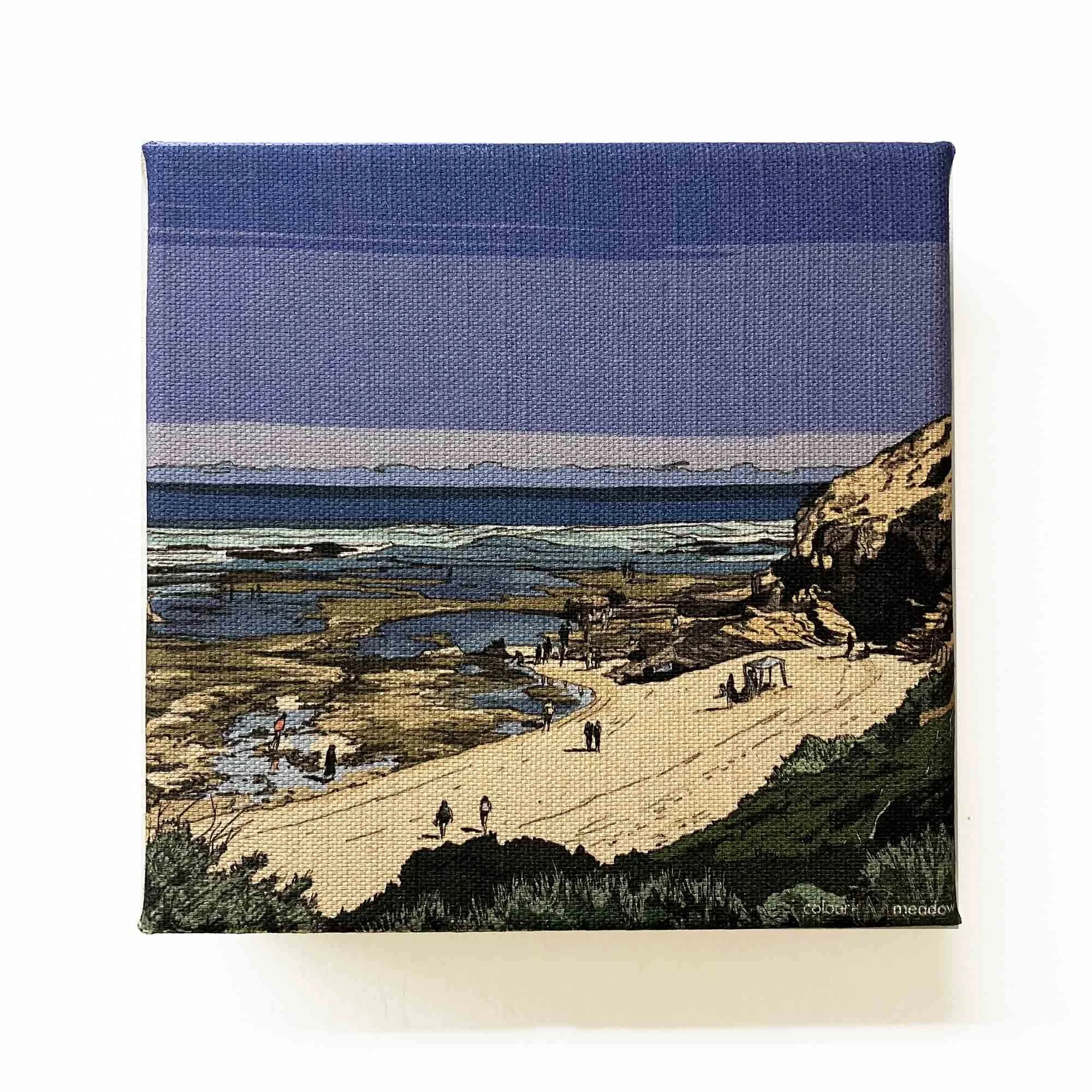 Sorrento Back Beach Mini Canvas
