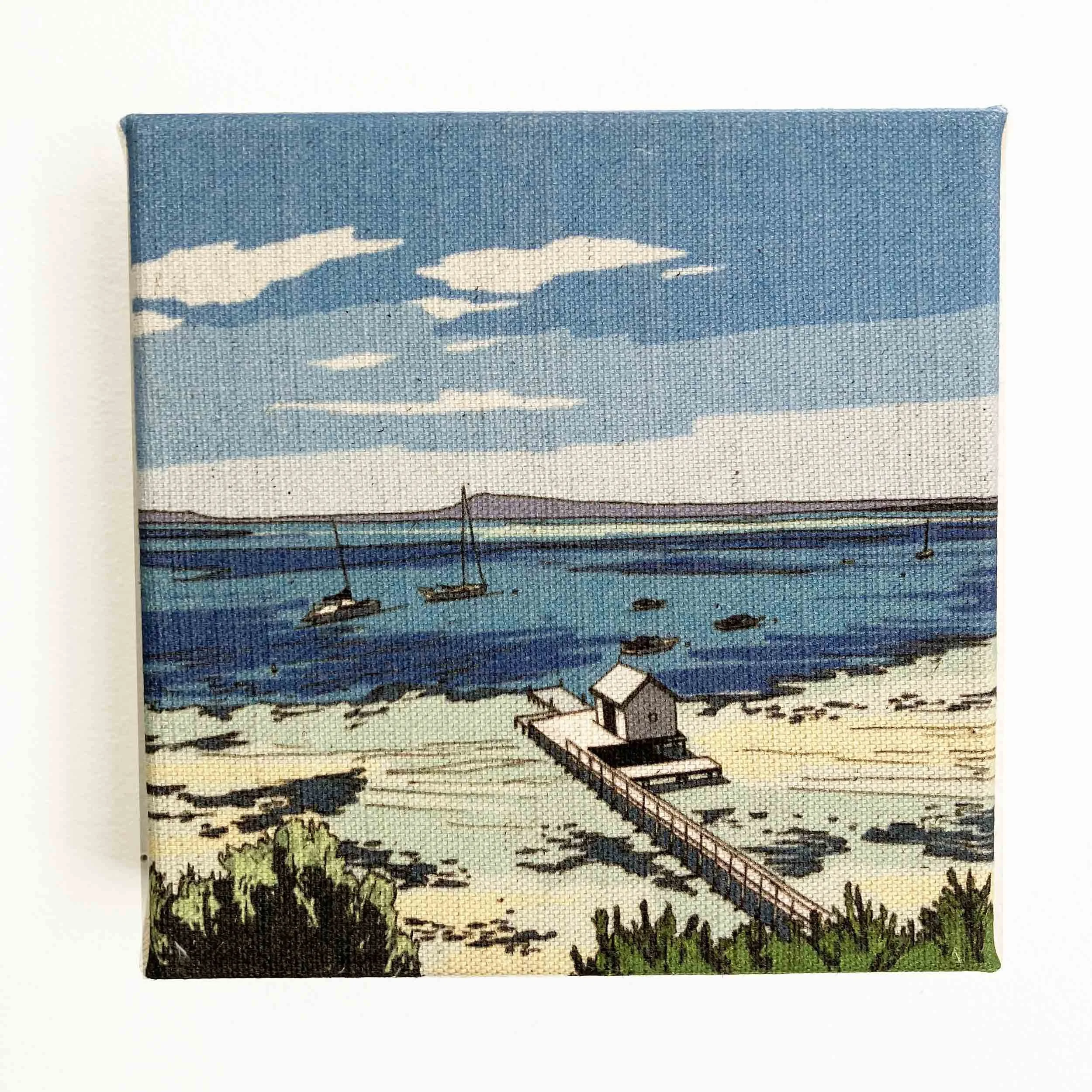 Sorrento Pier View Millionaires Walk Mini Canvas