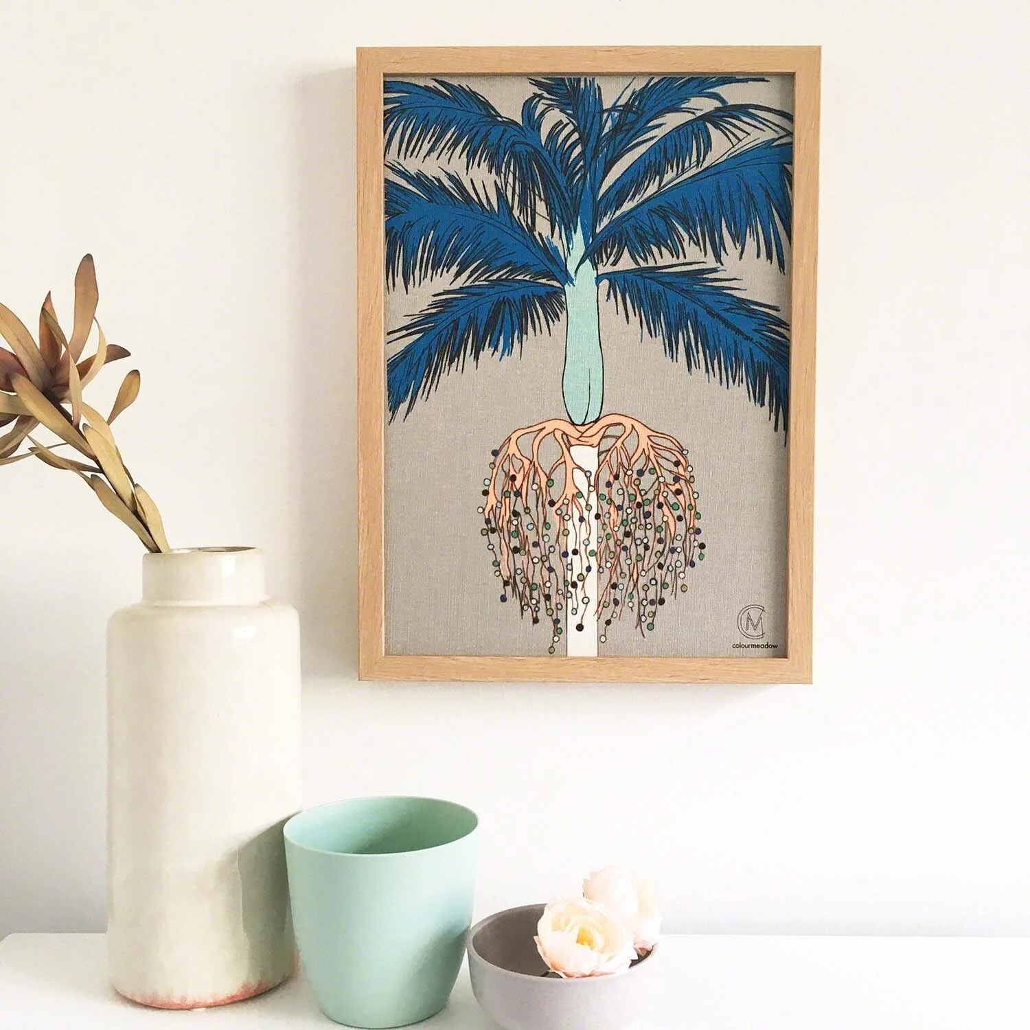colourmeadow blue palmtree linen print styled.jpg