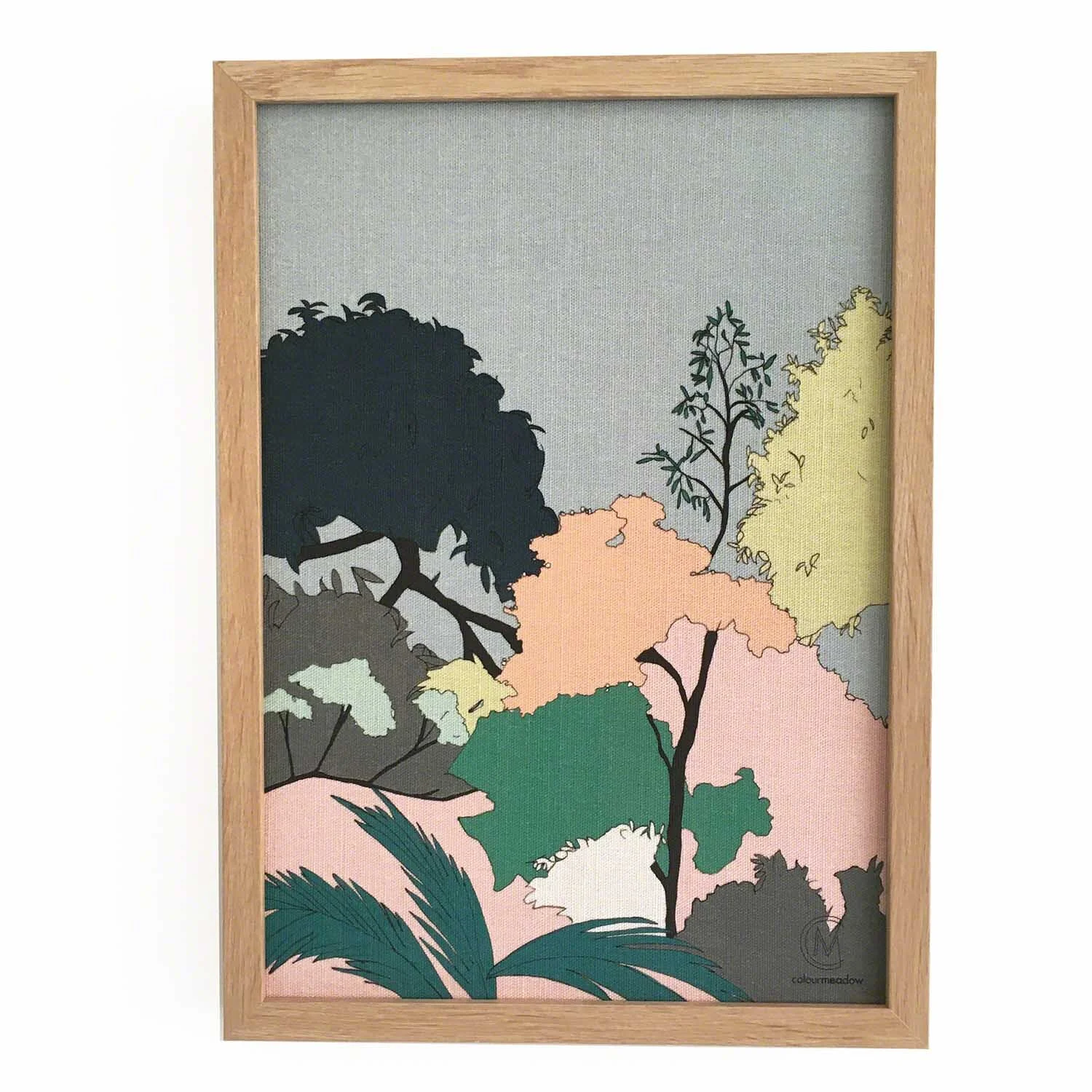 colourmeadow Blue Flora Linen print.jpg