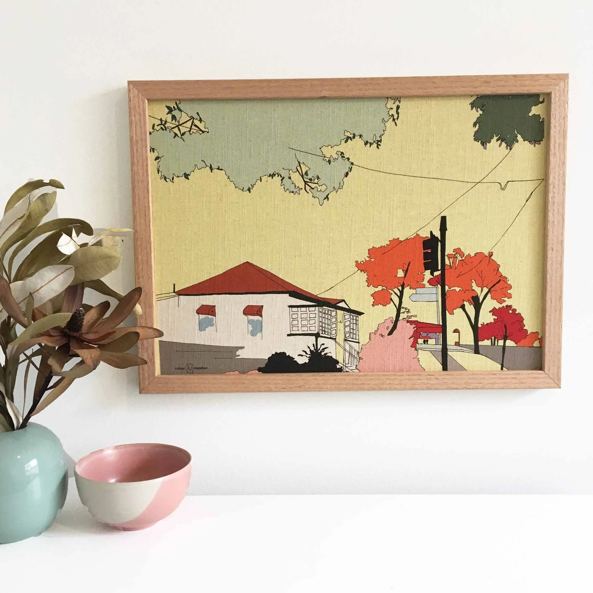 colourmeadow yellow house linen print.jpg