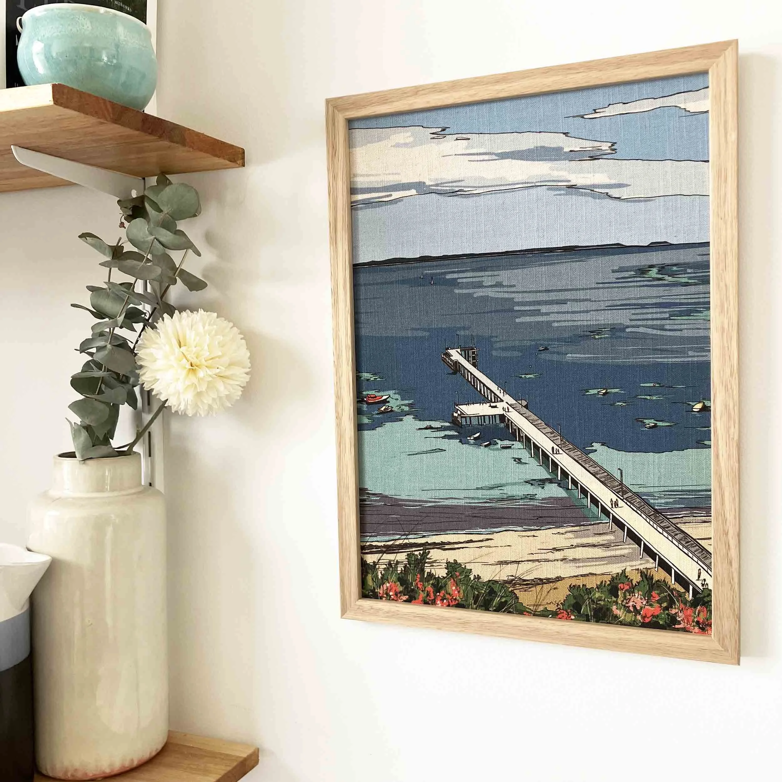 colourmeadow flinders pier a3 linen print side.jpg