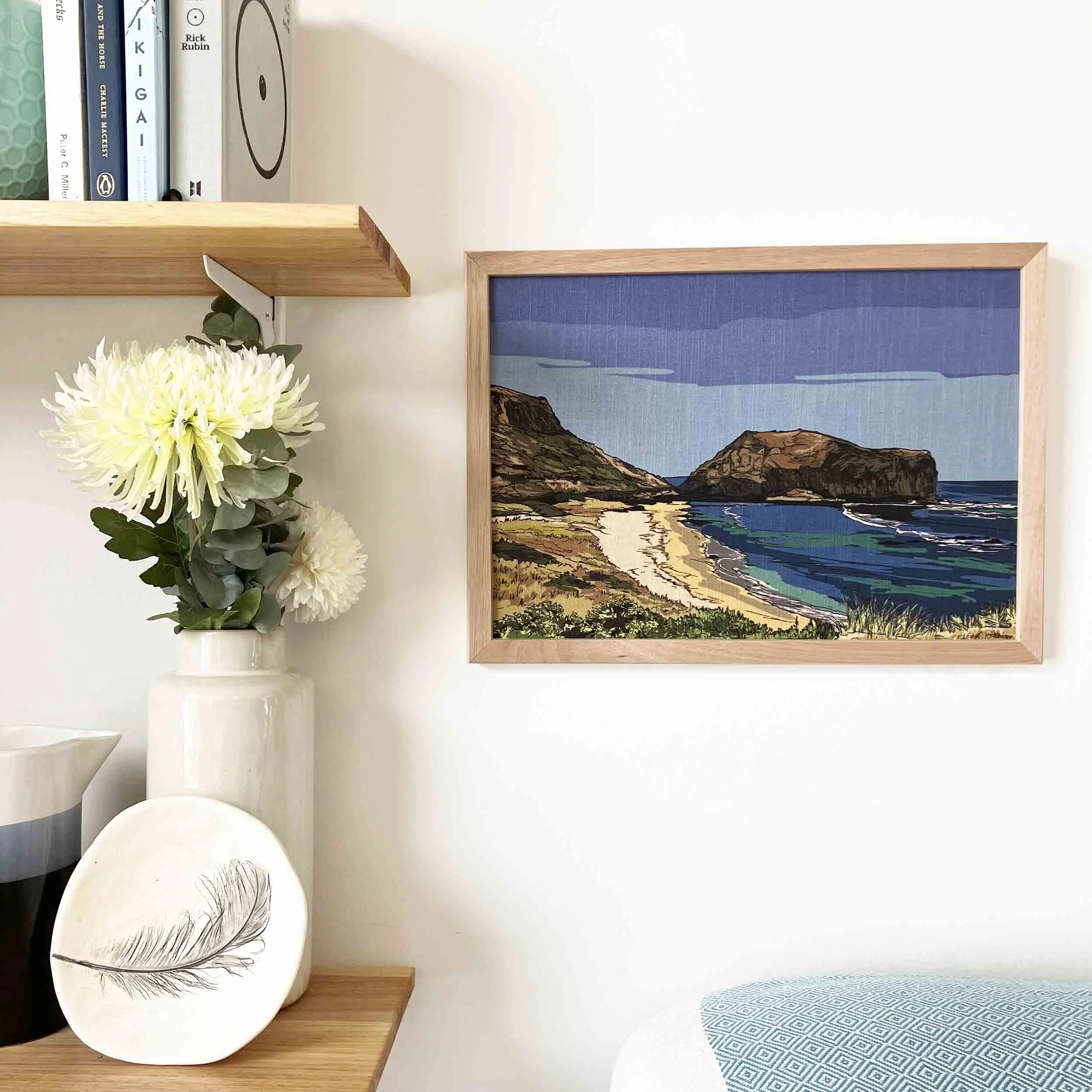 Bushrangers Bay A3 Linen Print