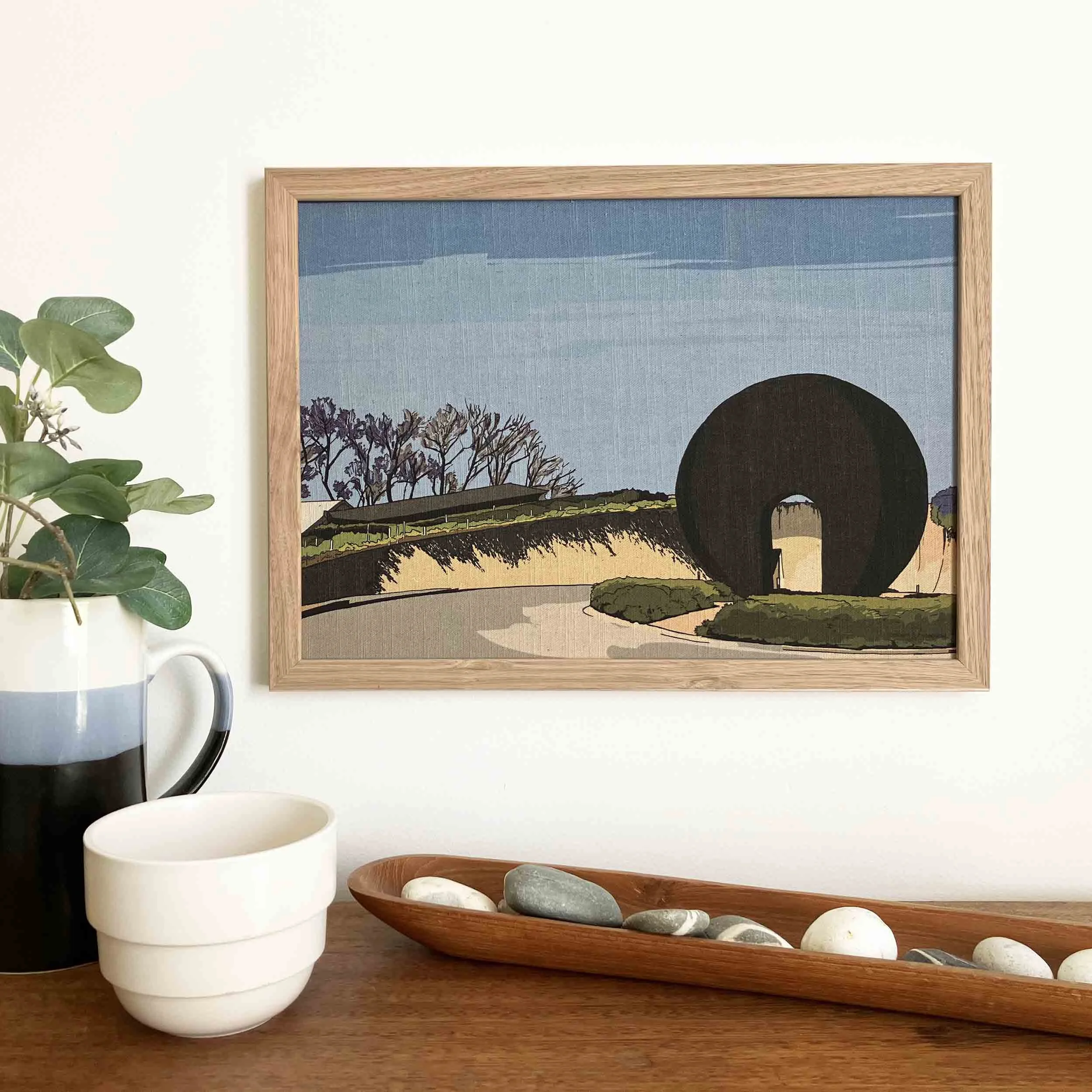 Pt Leo Estate A3 Linen Print