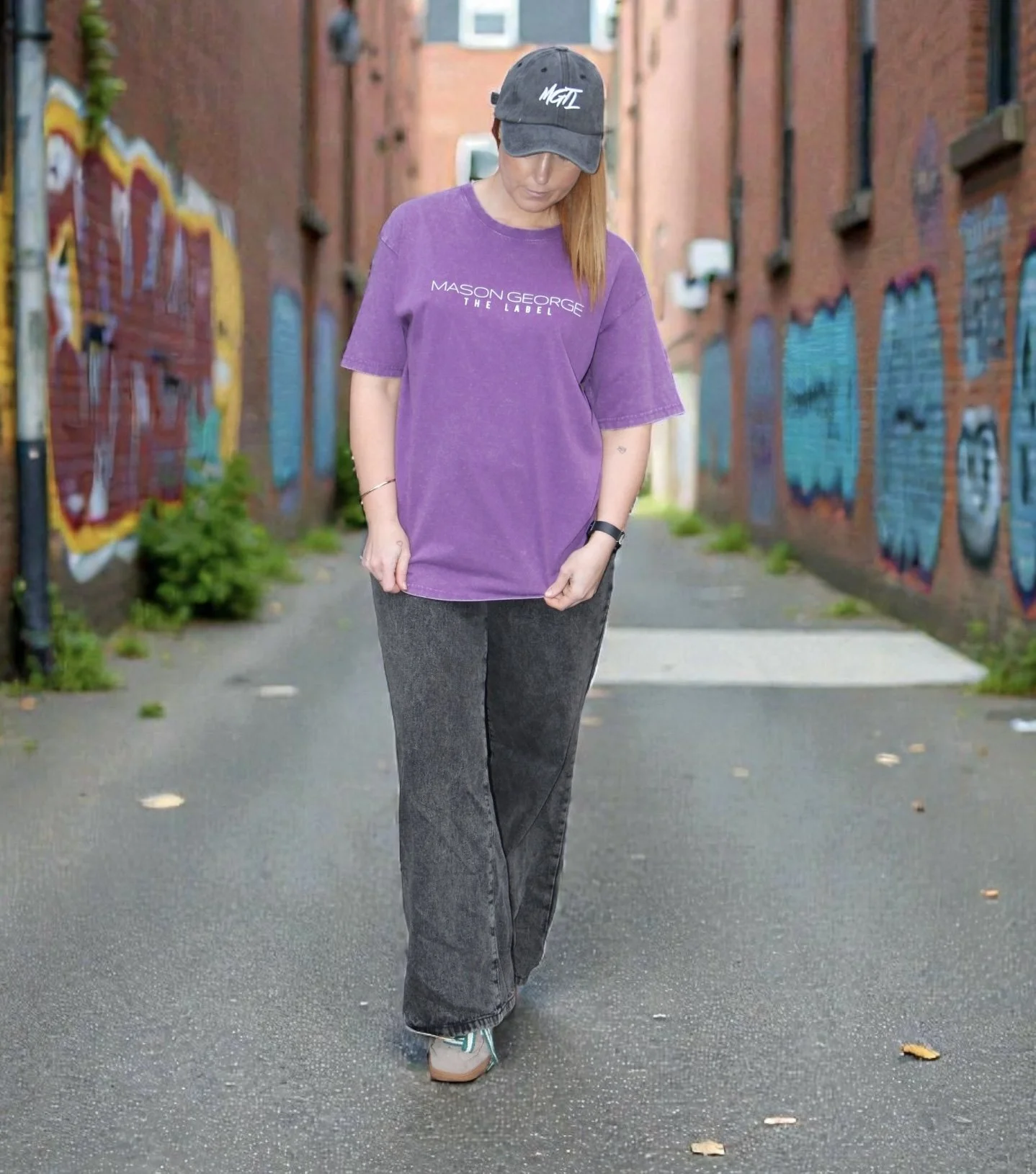 OG Vintage Relaxed Tee - Purple Wash