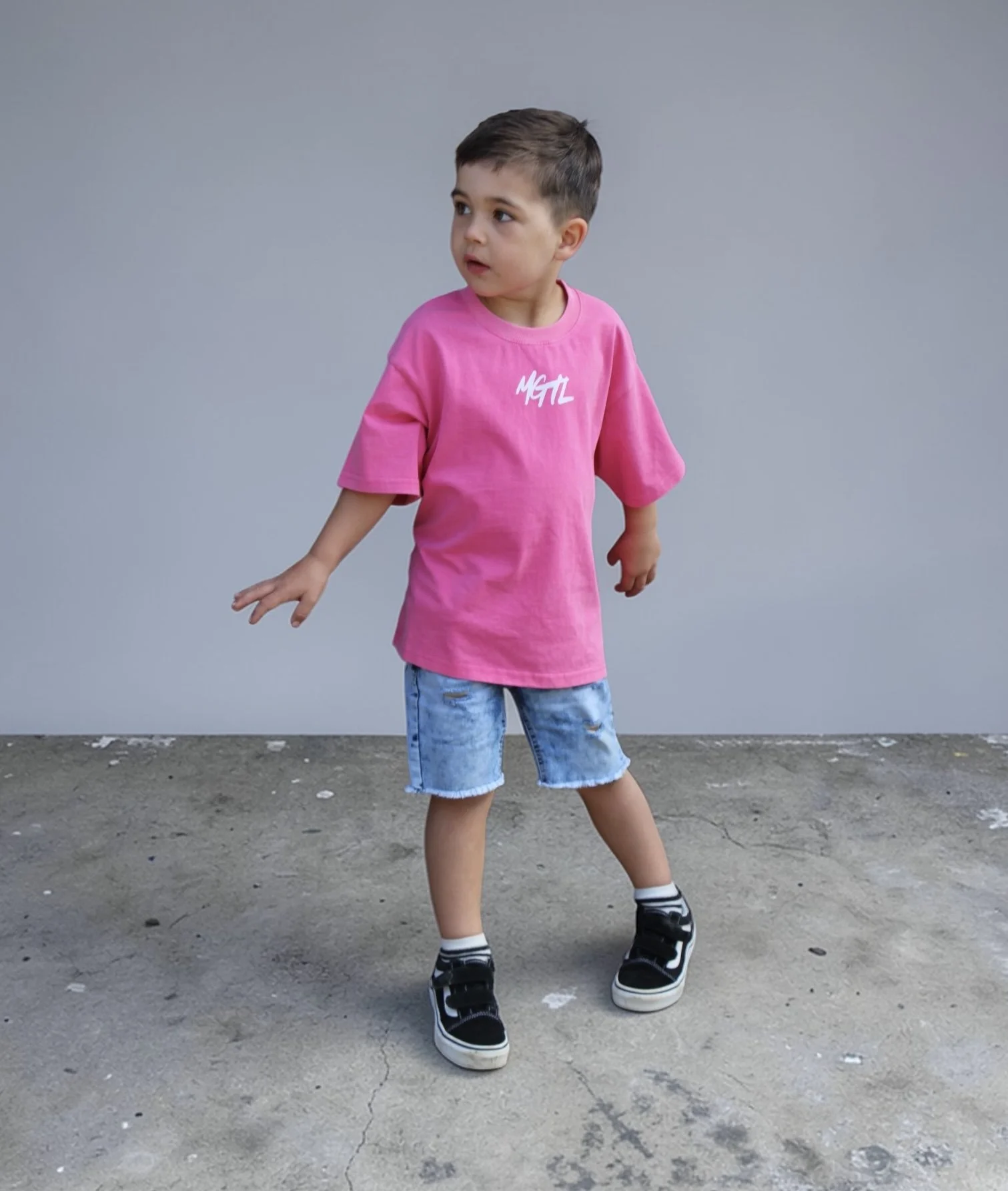 MGTL Kids Oversize Tee - Pink Wash