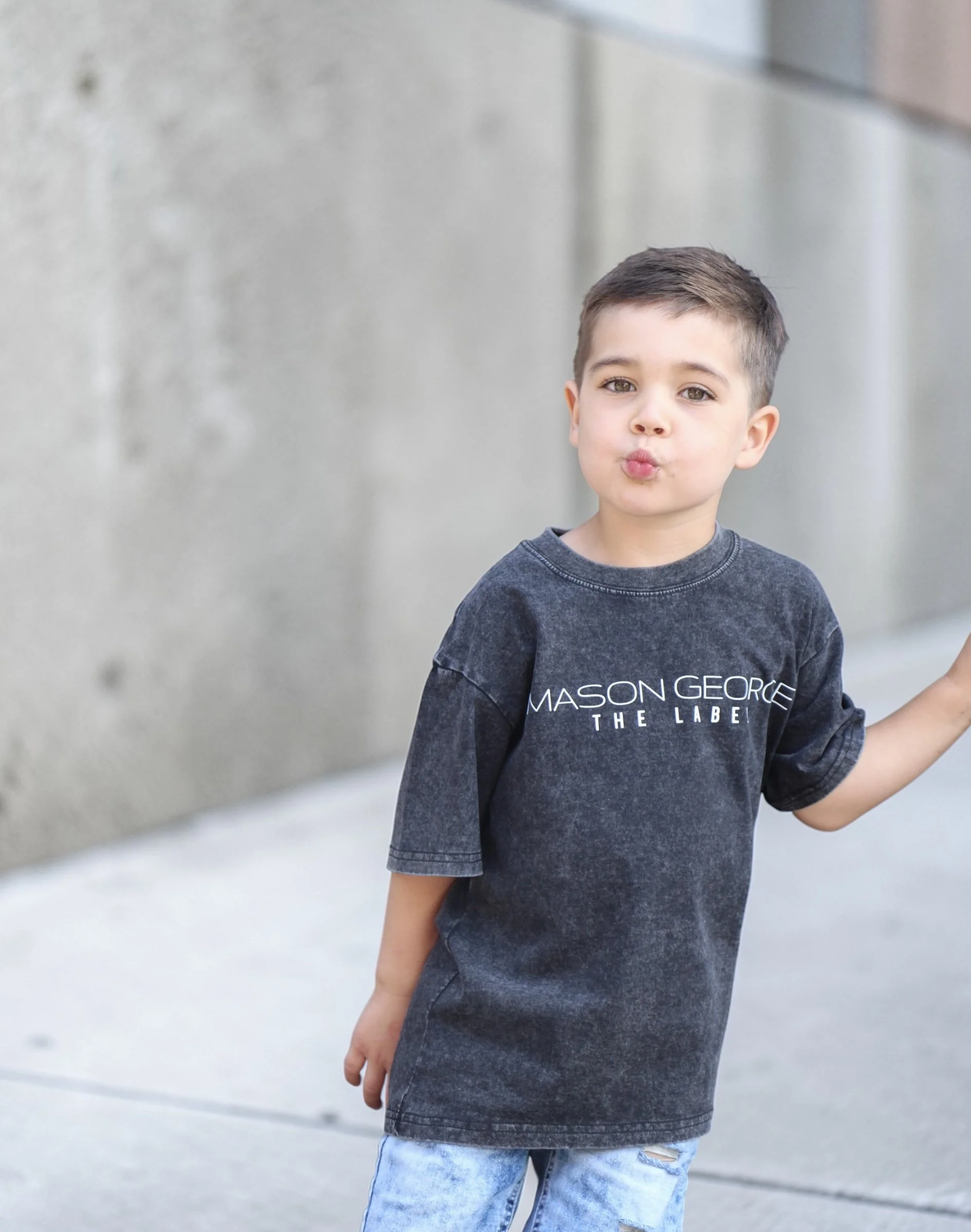 Kids Vintage Vibes Original Tee - Black Wash