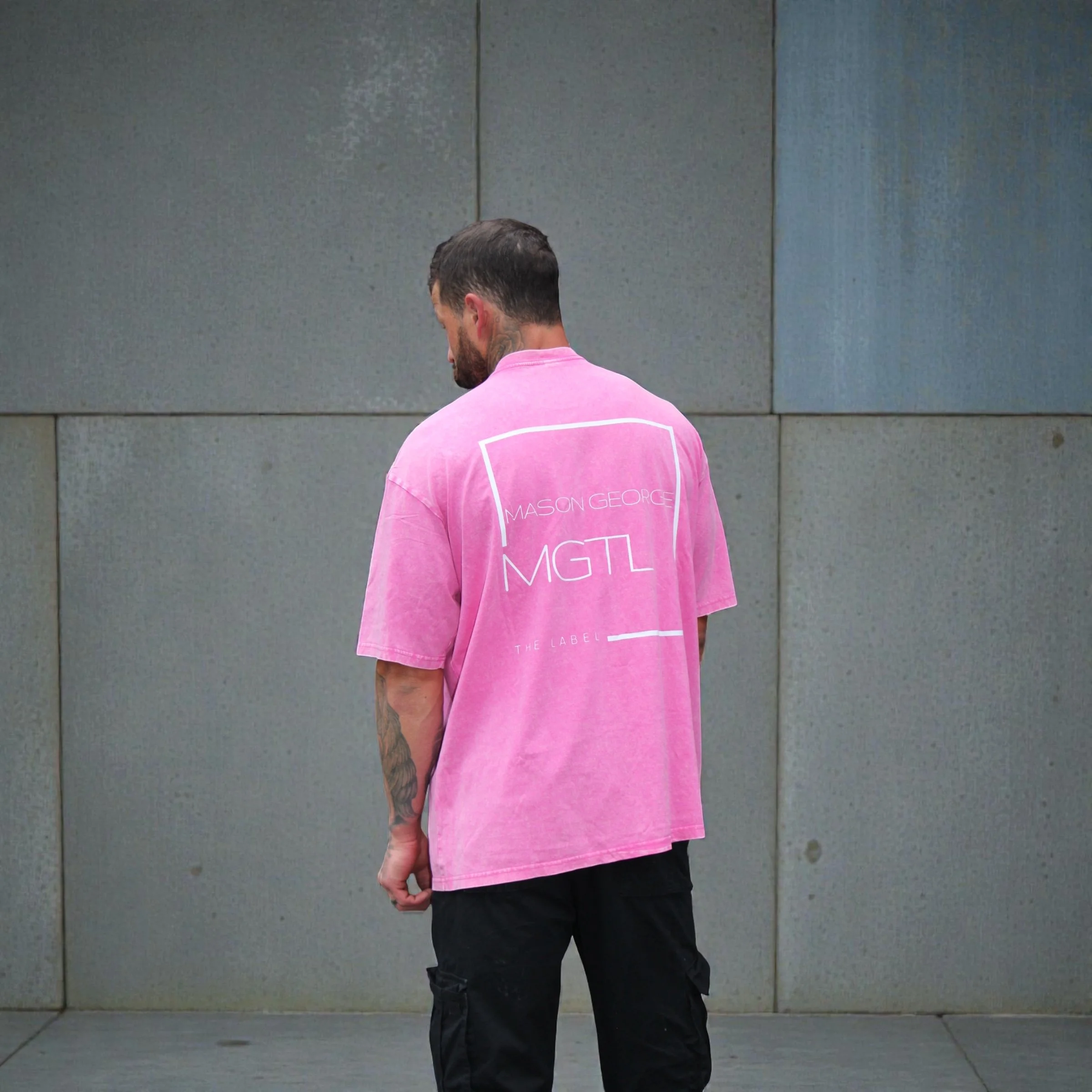 Vintage Logo Relaxed Tee - Washed pink