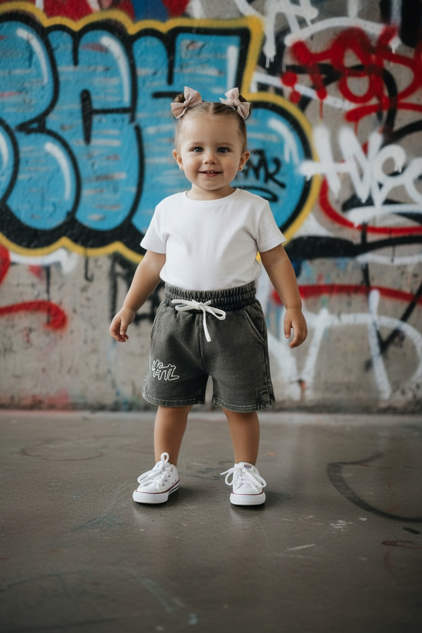 Snow Wash Kids Shorts
