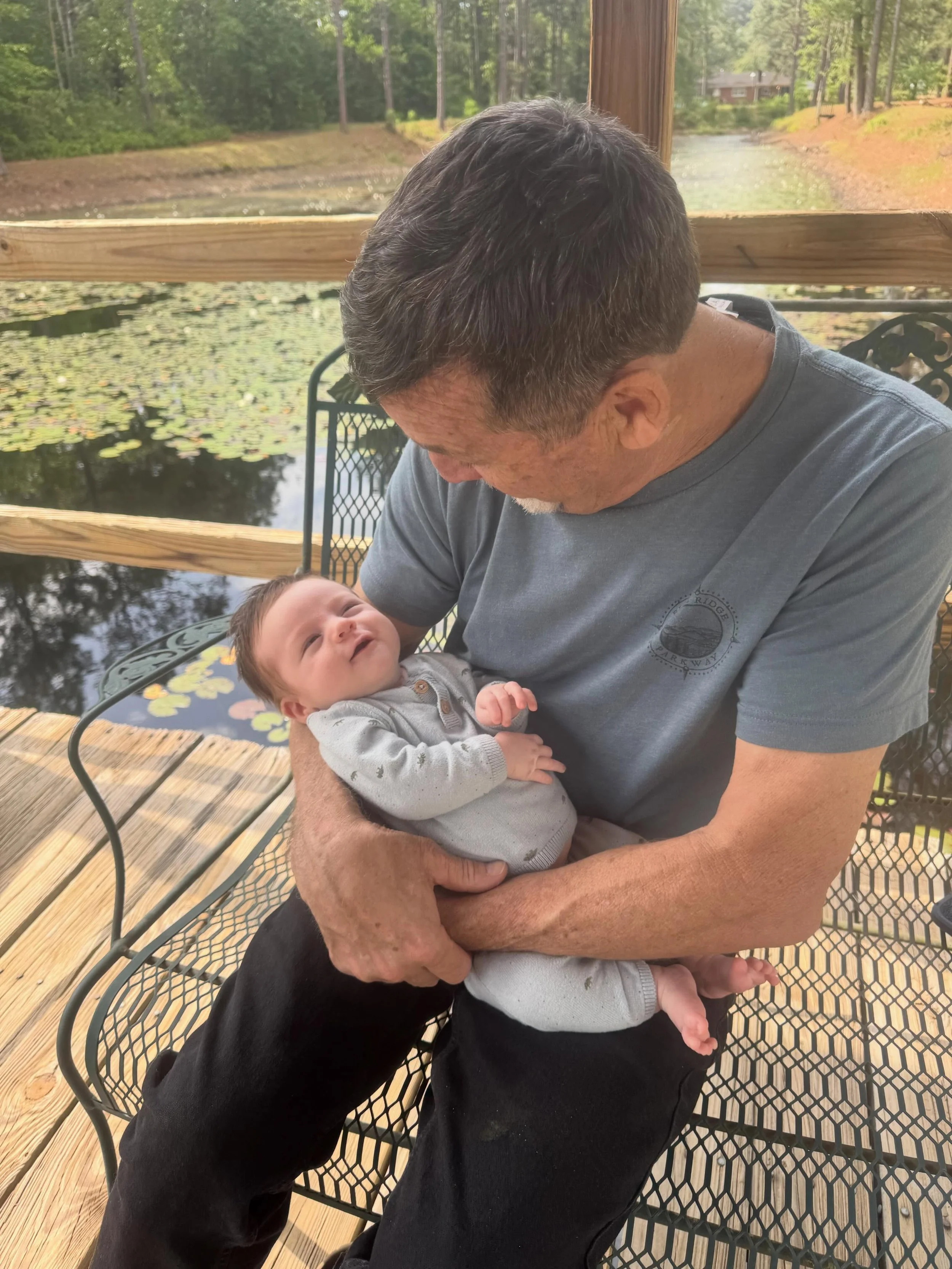 Blessings Just keep coming, meet our newest love.
James Bledsoe he is 6 weeks old today.
Love my grandchildren!!