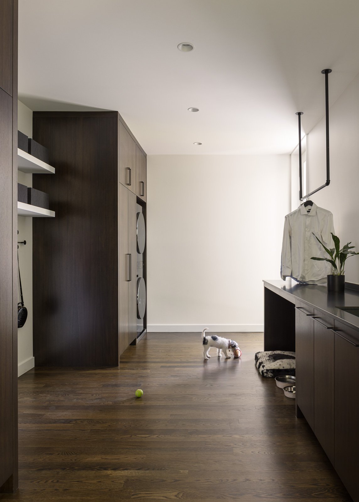 Interior detail at Prairie Light highlighting architectural textures and design elements