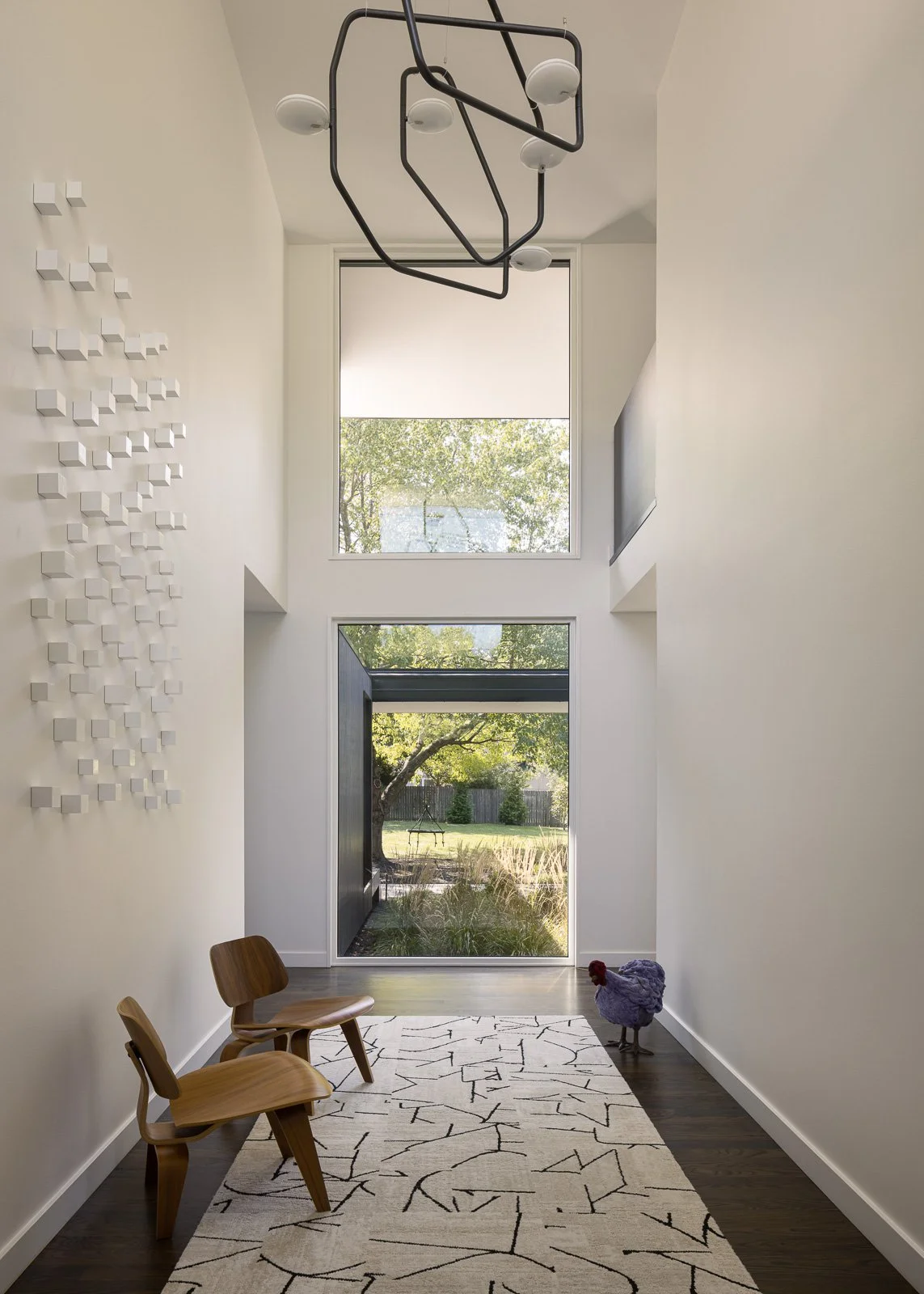 Interior kitchen and dining area of Prairie Light showcasing design details and material finishes