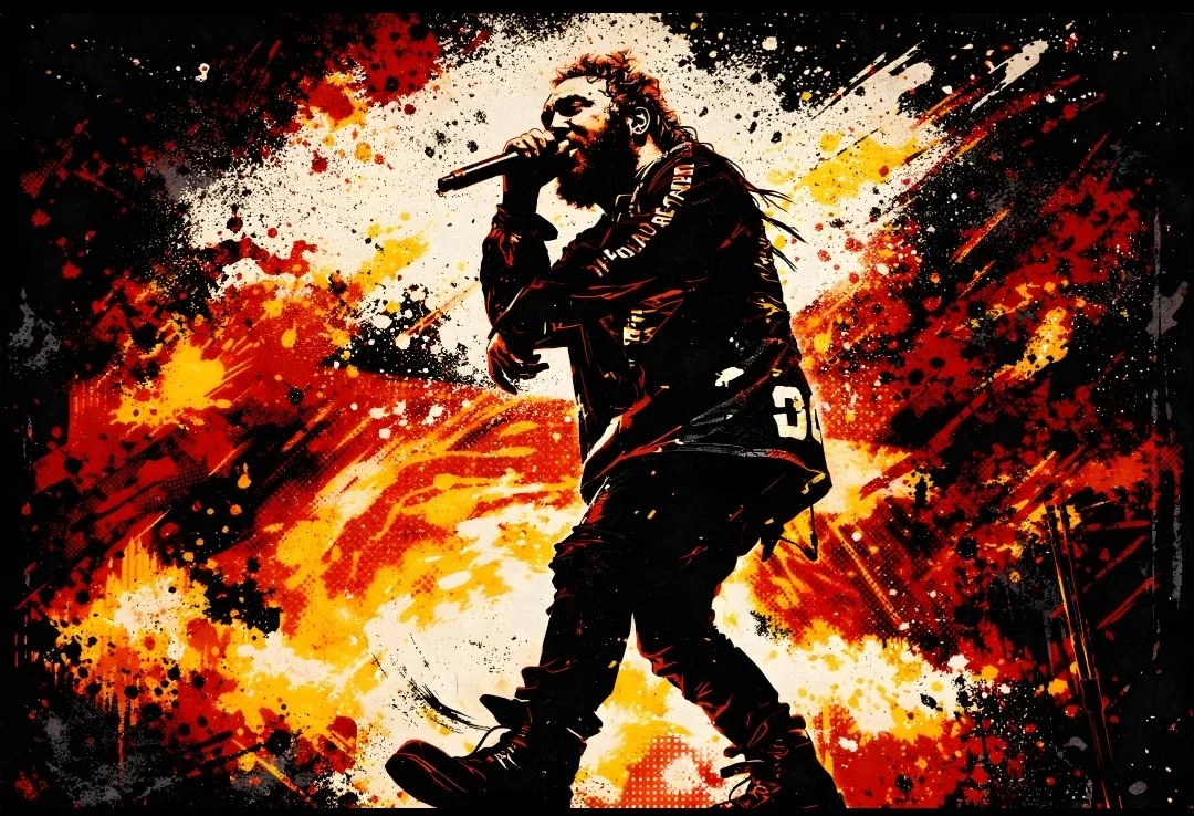 I Prevail's Eric Vanlerberghe Street Art Print