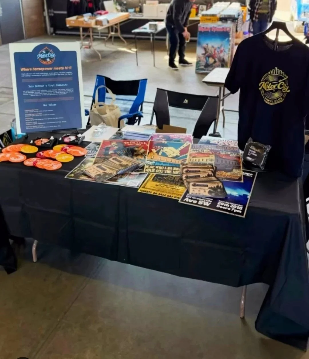 A great day at Detroit Vinyl Fest with the Motor City Vinyl Club!!!