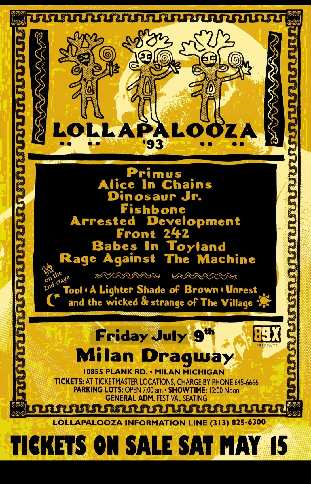 Lollapalooza 93'
Alice in Chains, Primus, Dinosaur Jr, Rage Against the Machine & more
The Milan Dragway
