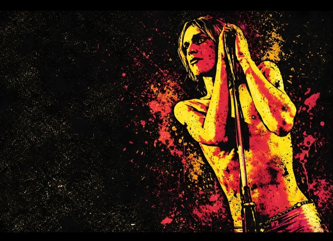 Iggy Pop Street Art Print