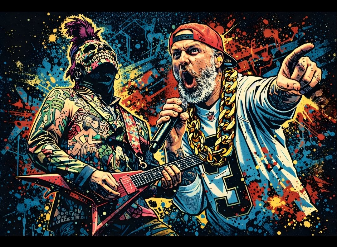 Limp Bizkit Street Art Print