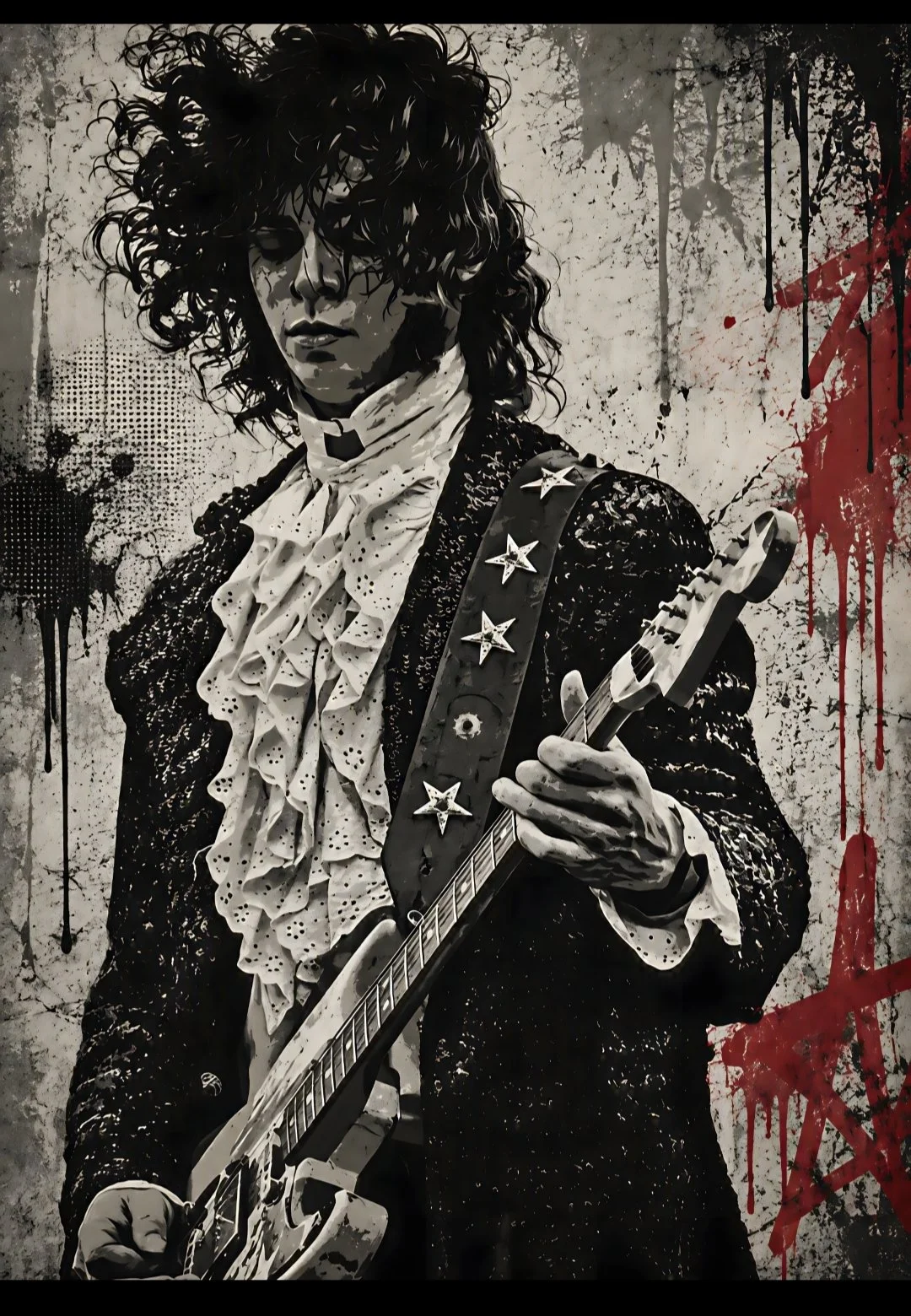 Brother Wayne Kramer Street Art Print