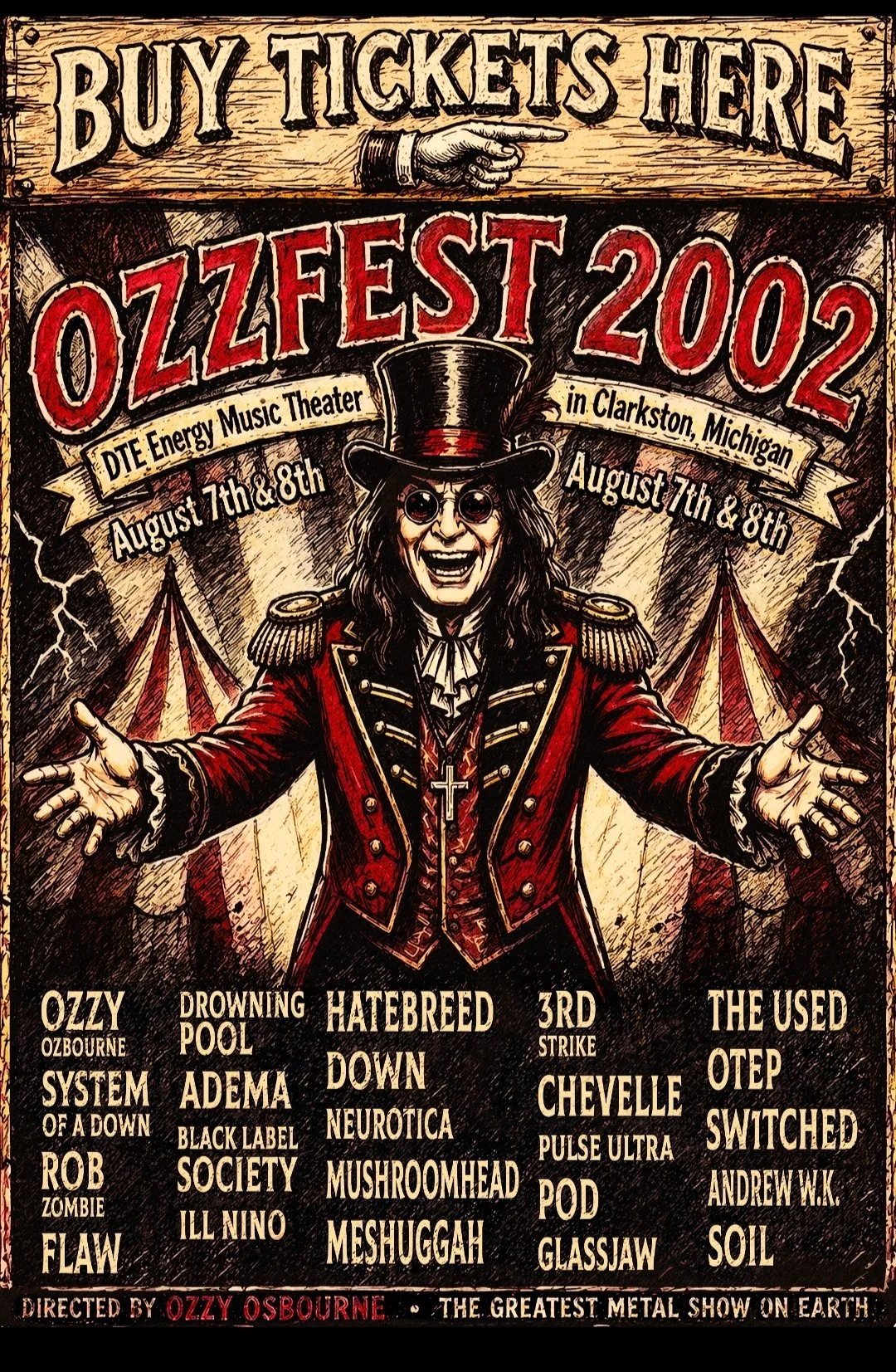 Ozzfest 2002 Print