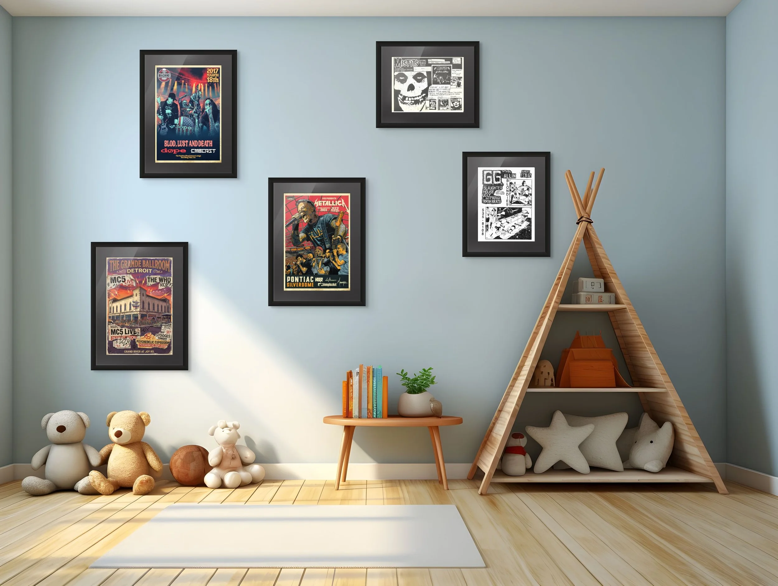 They even look great in a kid's room!