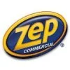 Zep Commercial logo with blue background and yellow and white text.